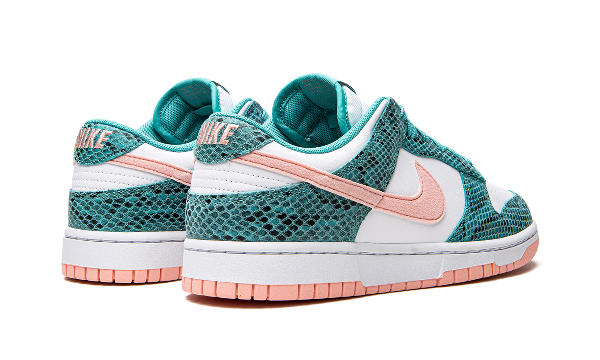 Nike Dunk Low "Snakeskin Washed Teal Bleached Coral" DR8577 300