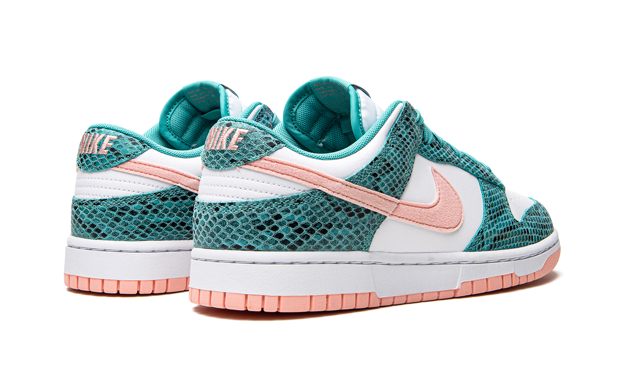 Nike Dunk Low "Snakeskin Washed Teal Bleached Coral" DR8577 300