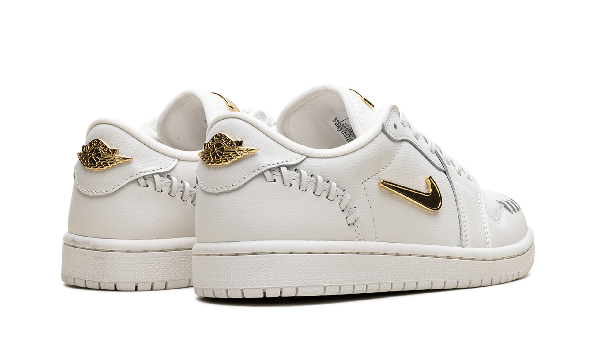 Nike Jordan 1 Low WMNS "Method of Make Sail Metallic Gold" FN5032 100