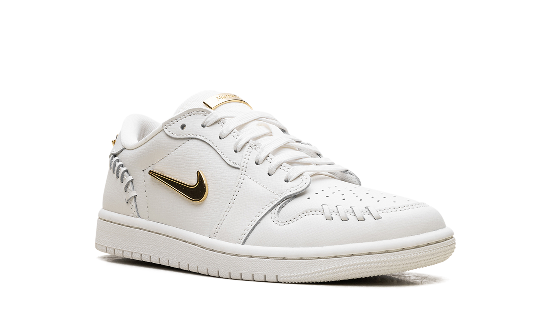 Nike Jordan 1 Low WMNS "Method of Make Sail Metallic Gold" FN5032 100