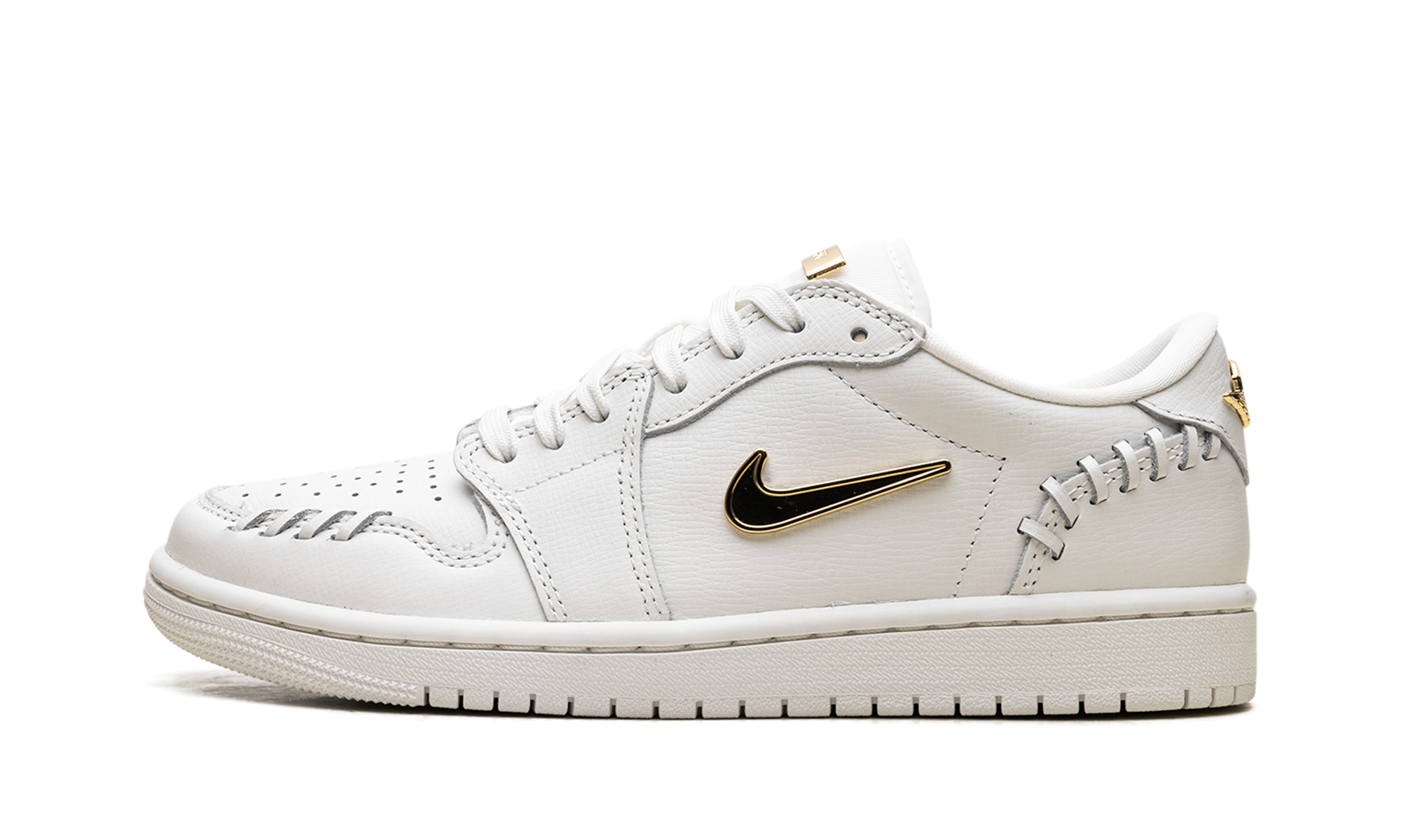 Nike Jordan 1 Low WMNS "Method of Make Sail Metallic Gold" FN5032 100