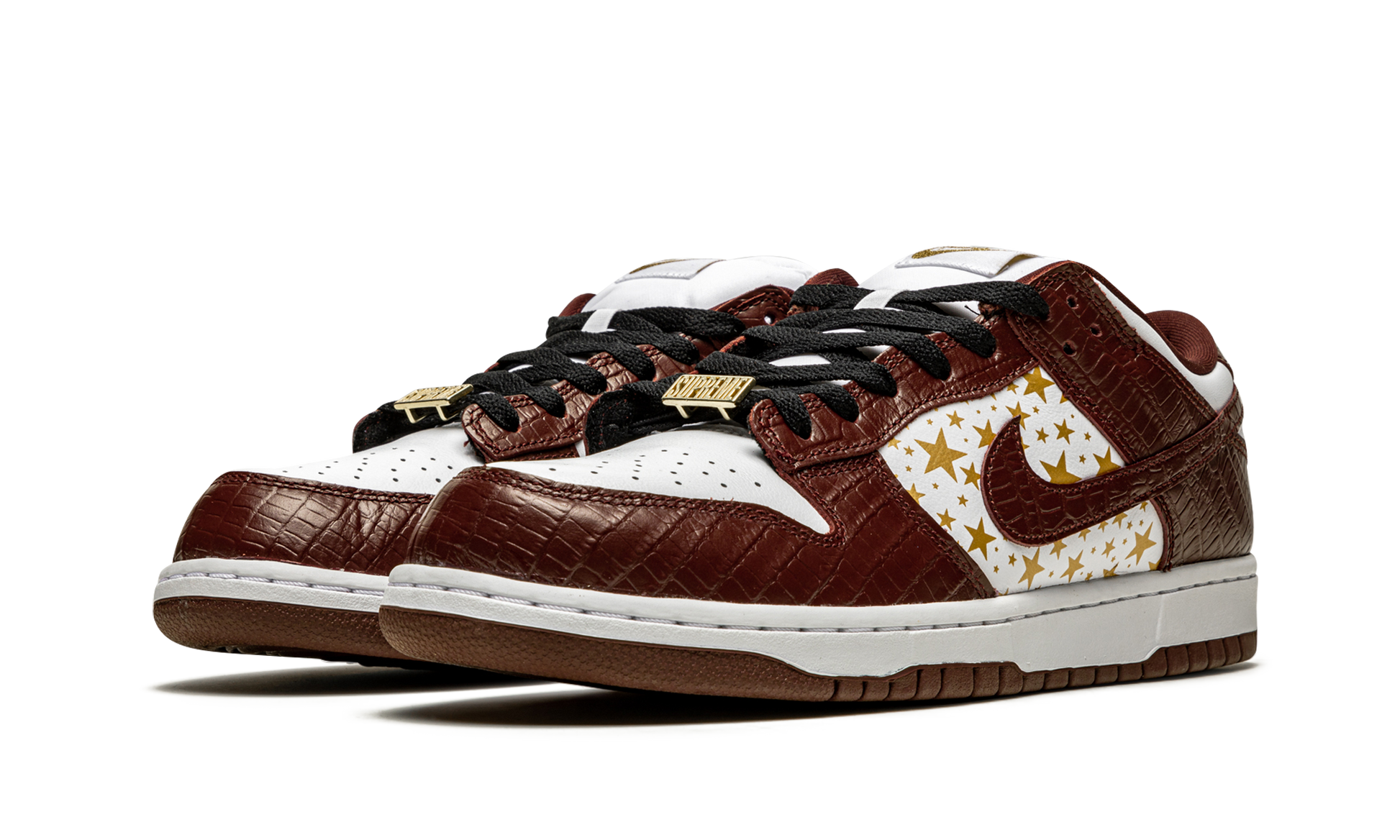Nike SB Dunk Low "Supreme - Stars - Barkroot Brown" DH3228 103