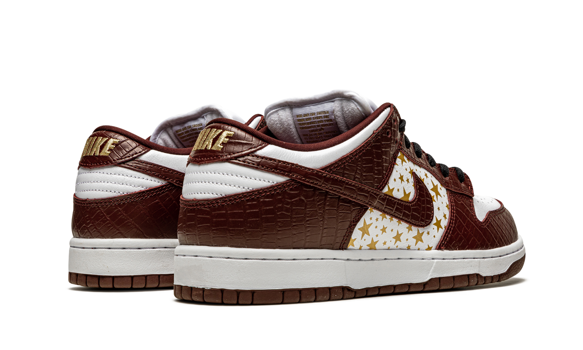 Nike SB Dunk Low "Supreme - Stars - Barkroot Brown" DH3228 103