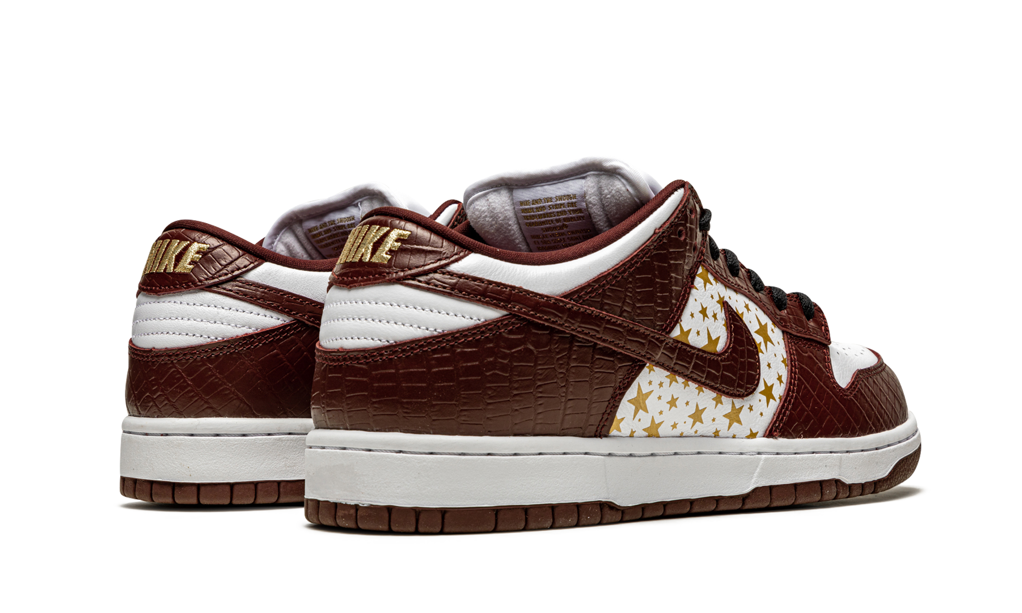 Nike SB Dunk Low "Supreme - Stars - Barkroot Brown" DH3228 103