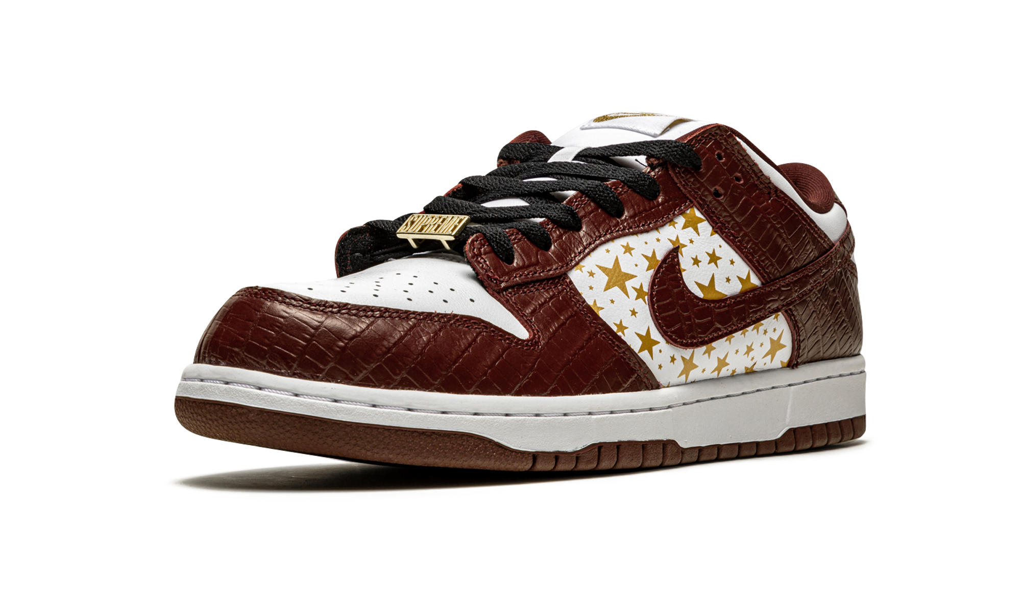 Nike SB Dunk Low "Supreme - Stars - Barkroot Brown" DH3228 103