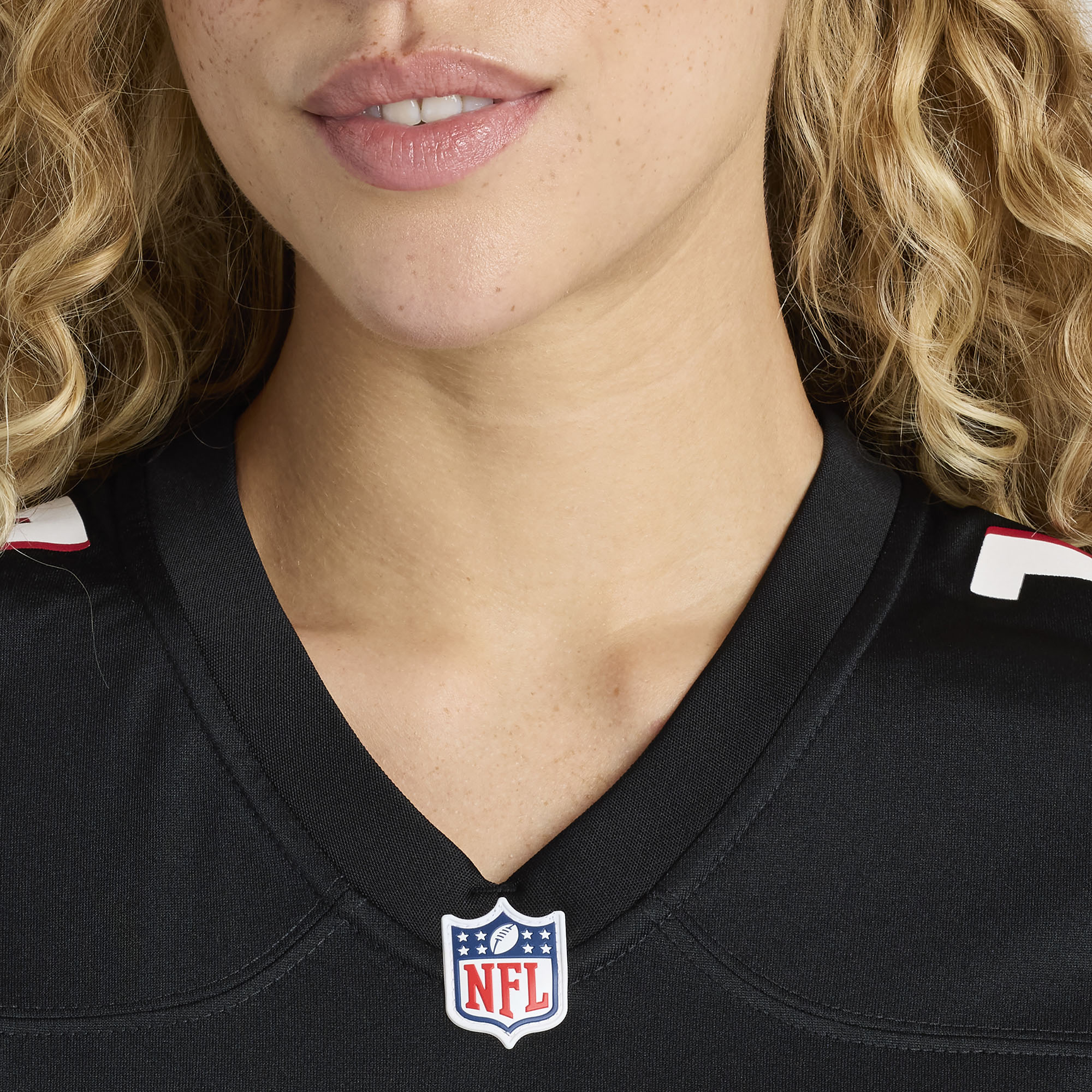 Number 1 Bride Atlanta Falcons Nike Women's Game Jersey - Black