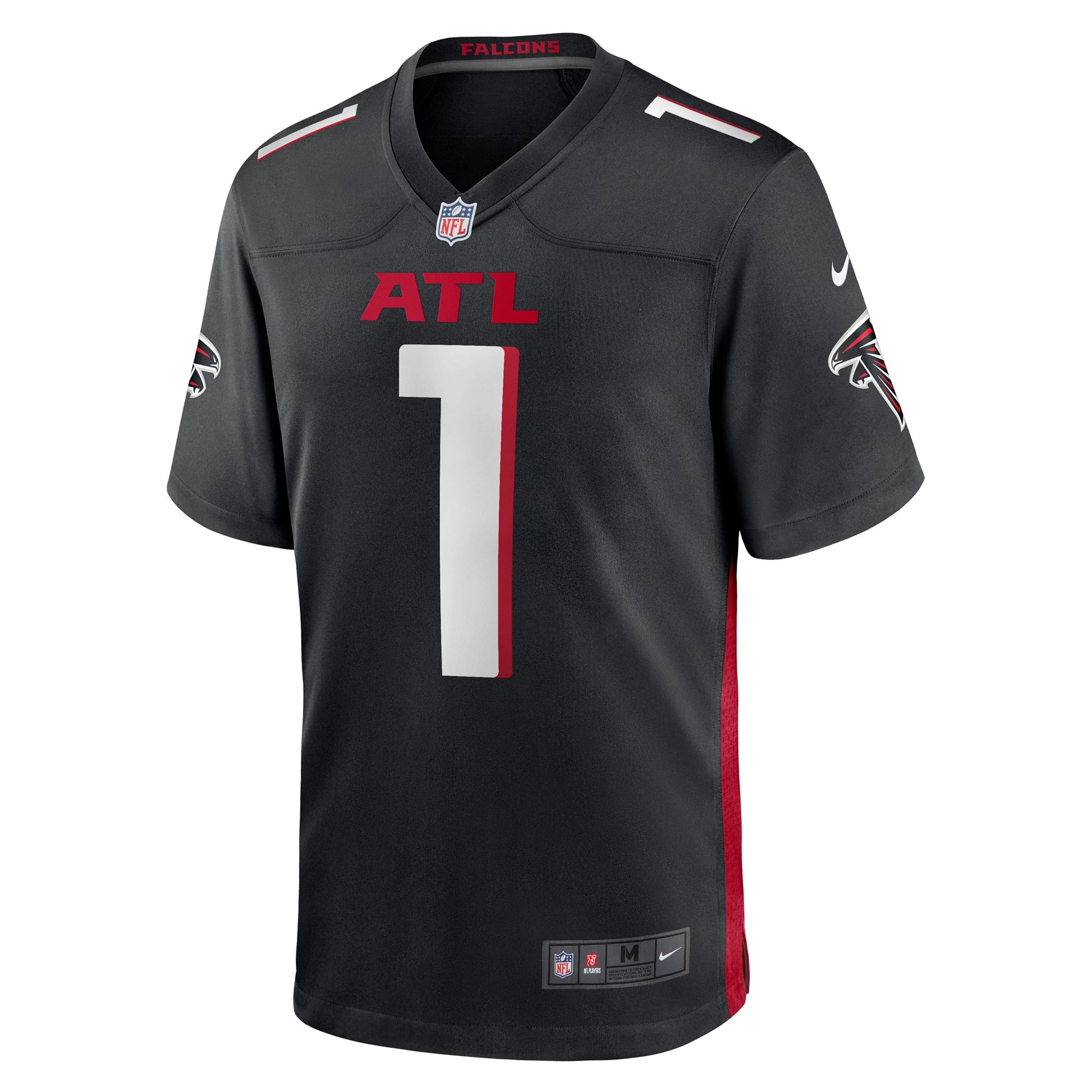 Number 1 Groom Atlanta Falcons Nike Game Jersey - Black