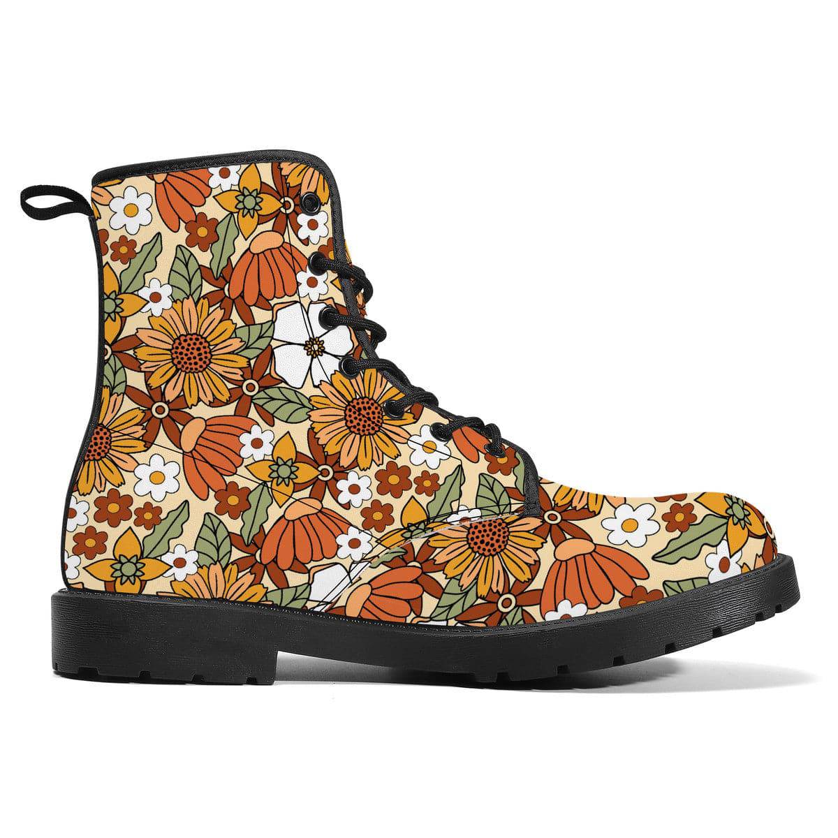 Rustic Blooms Vegan Leather Boots