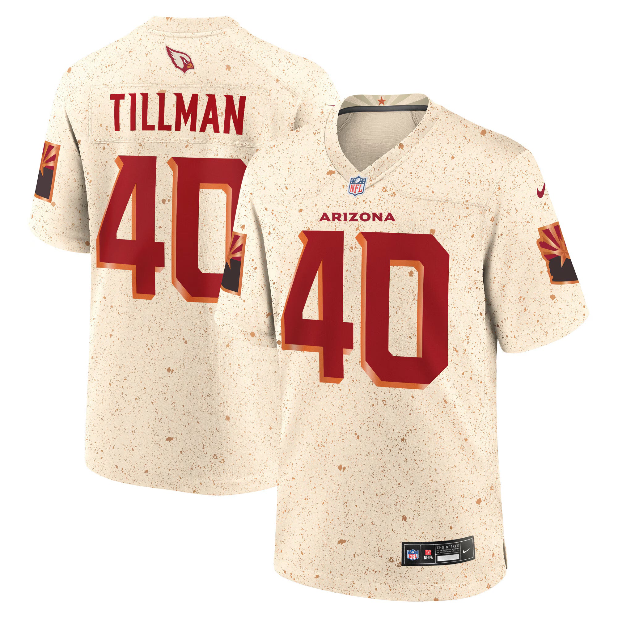 Pat Tillman Arizona Cardinals Nike 2025 Rivalries Collection Retired Player Game Jersey - Natural