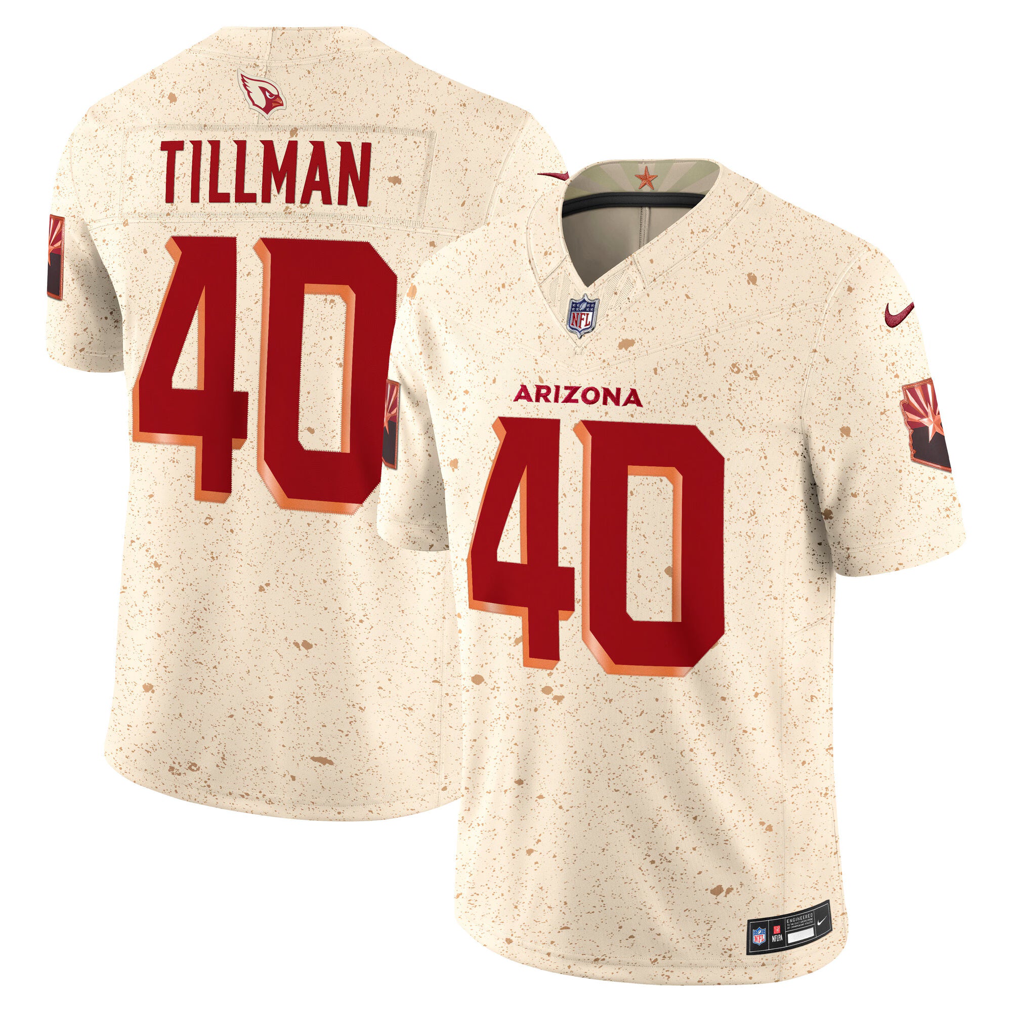 Pat Tillman Arizona Cardinals Nike 2025 Rivalries Collection Retired Player Limited Jersey - Natural