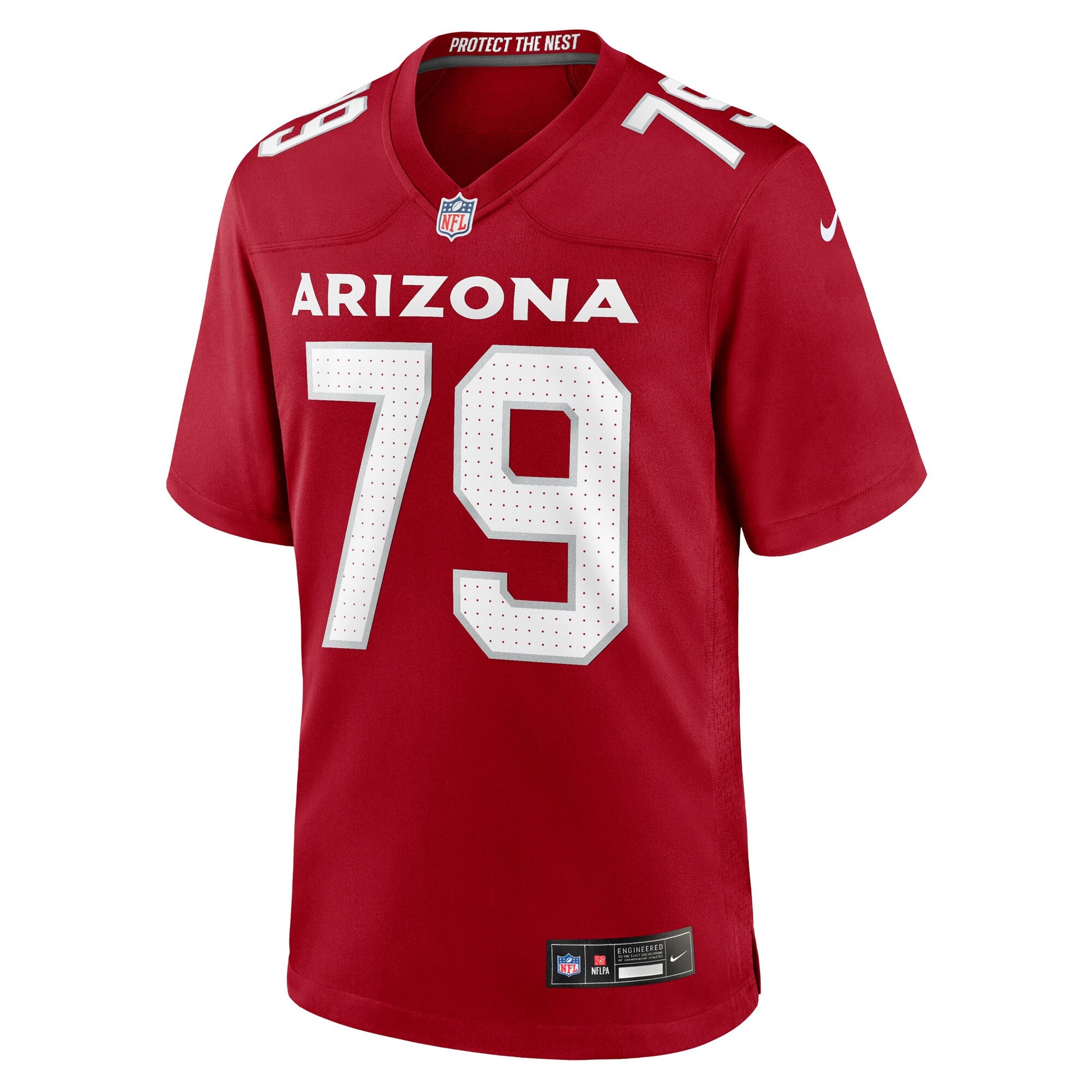 PJ Mustipher Arizona Cardinals Nike Team Game Jersey -  Cardinal