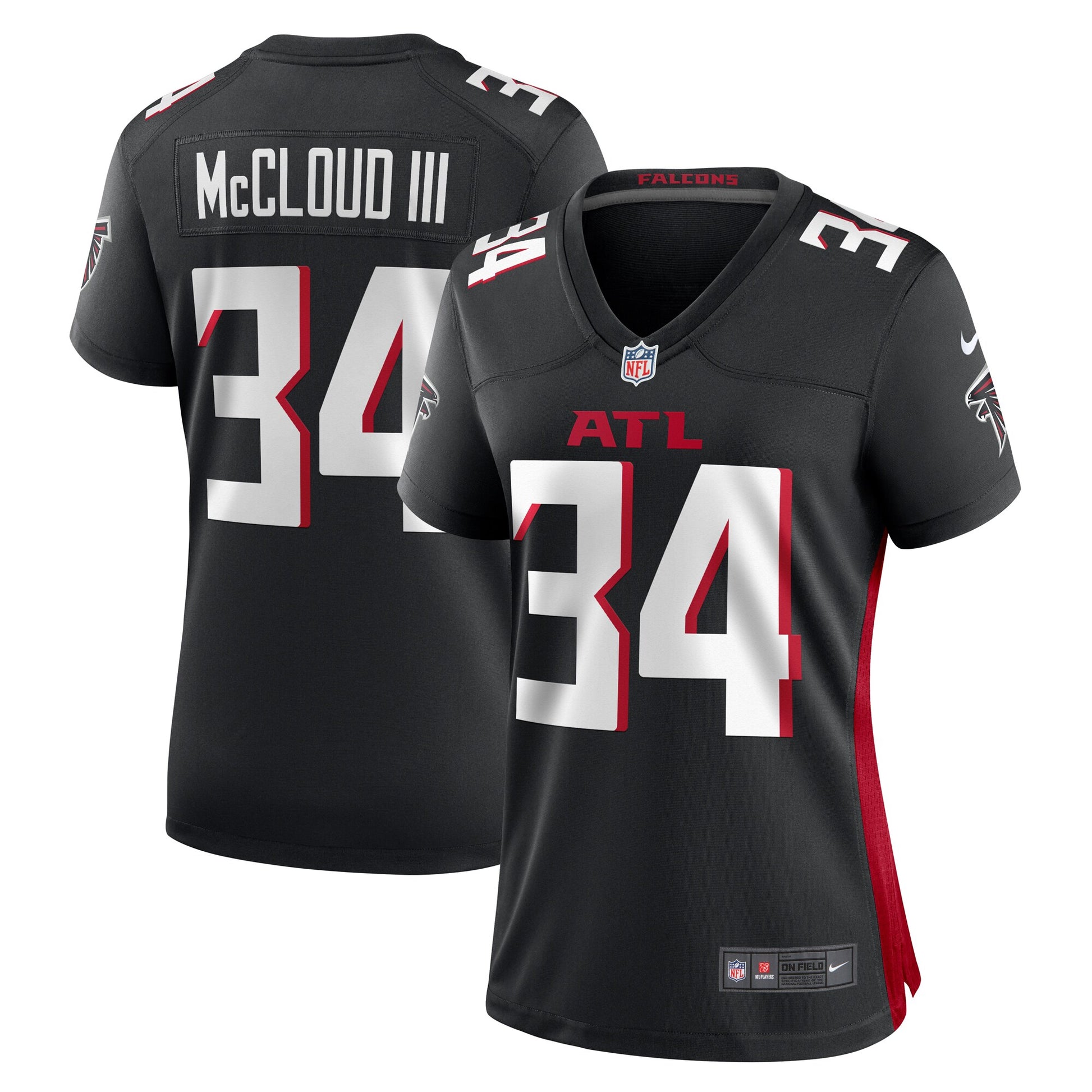 Ray-Ray McCloud III Atlanta Falcons Nike Women's  Game Jersey -  Black