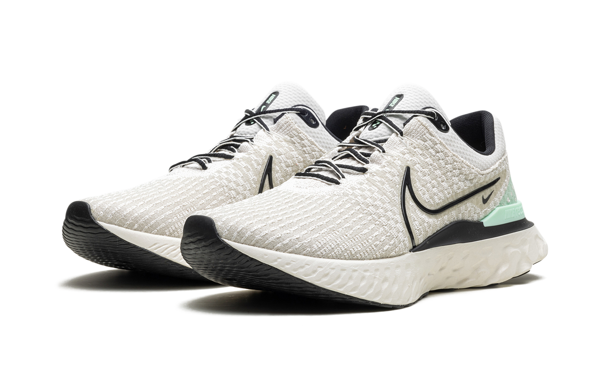 React Infinity Run Flyknit 3 "phantom Black Mint" - 2