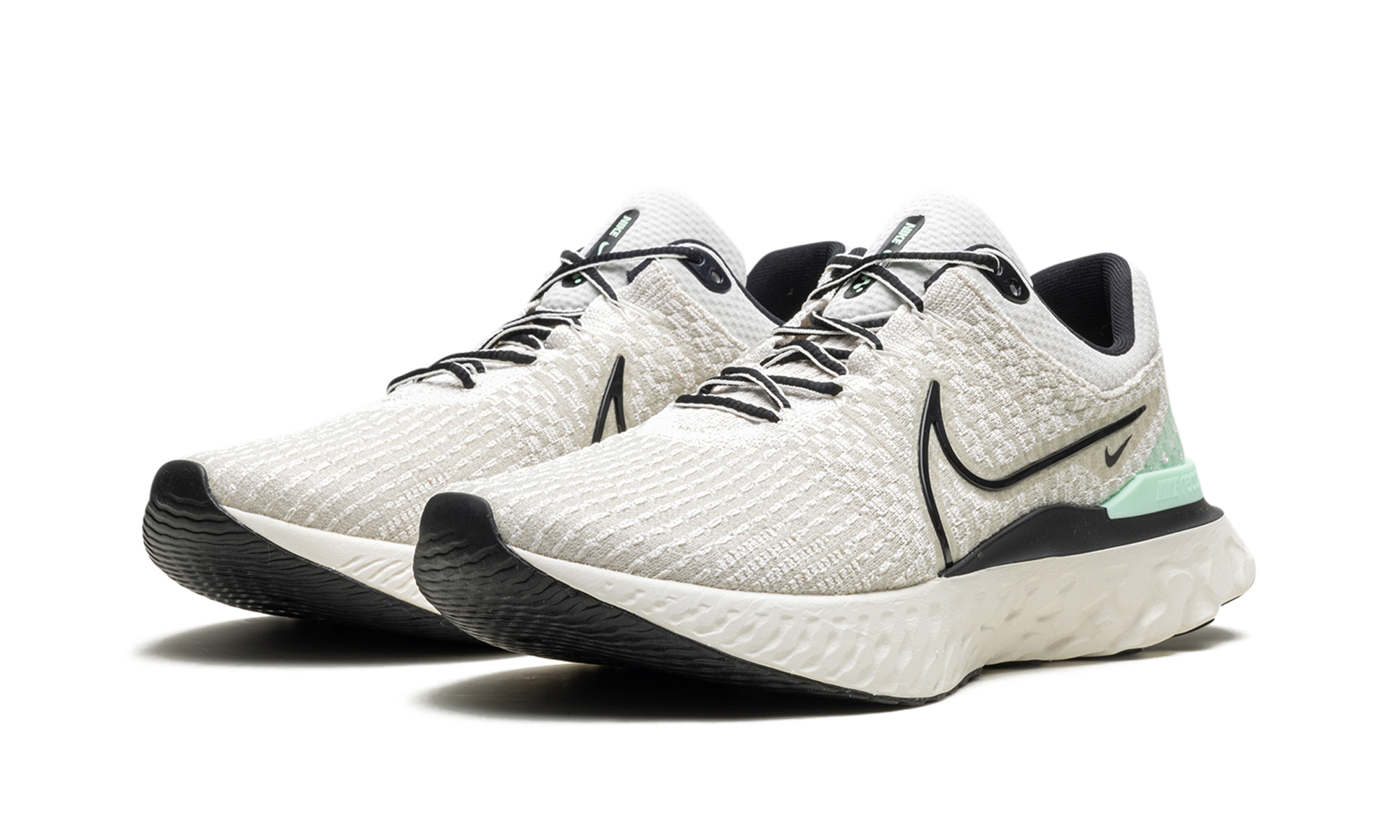 React Infinity Run Flyknit 3 "phantom Black Mint" - 2