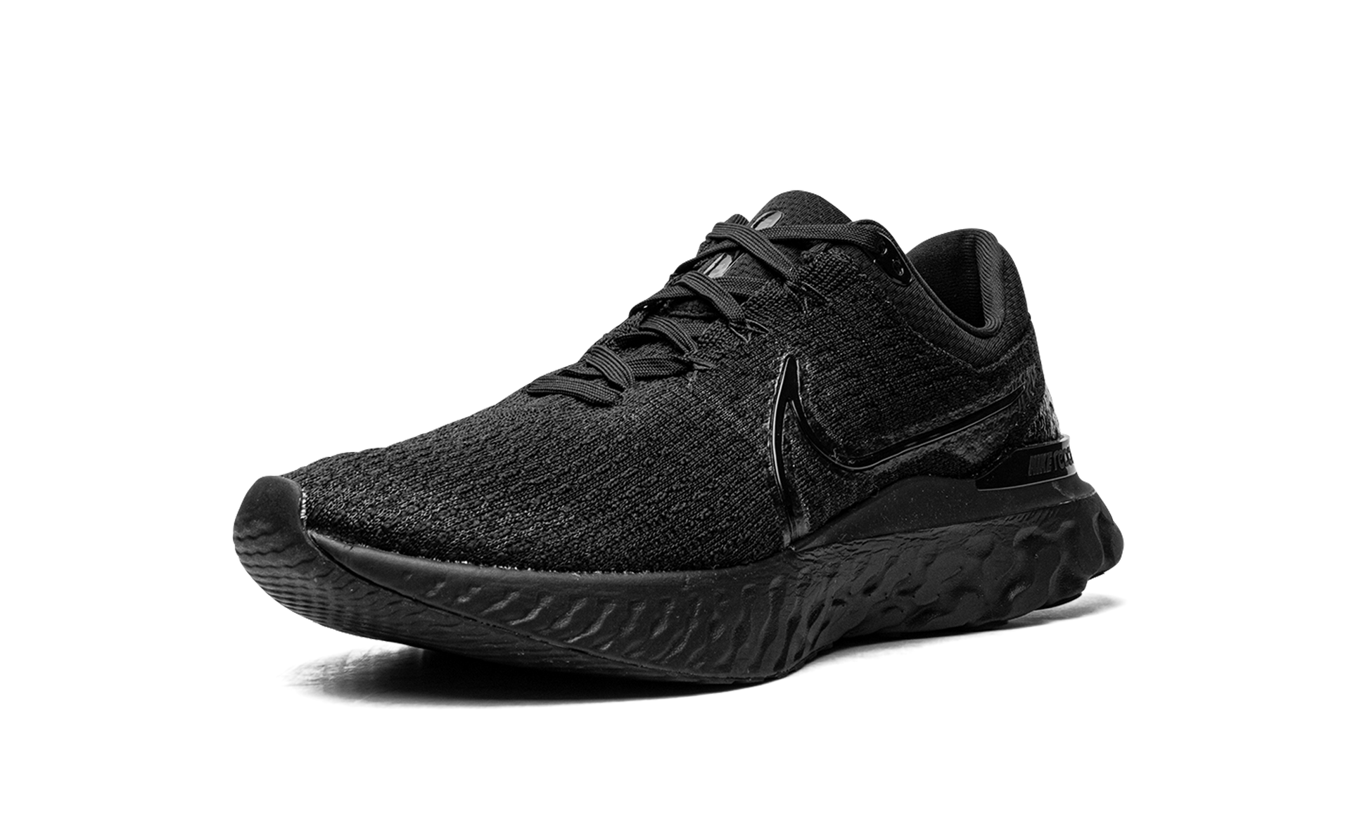 React Infinity Run Flyknit 3 "triple Black" - 4