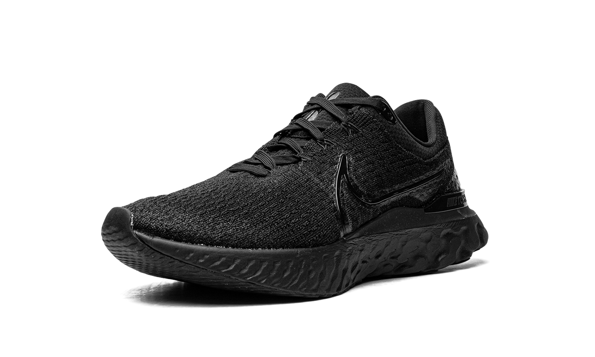 React Infinity Run Flyknit 3 "triple Black" - 4
