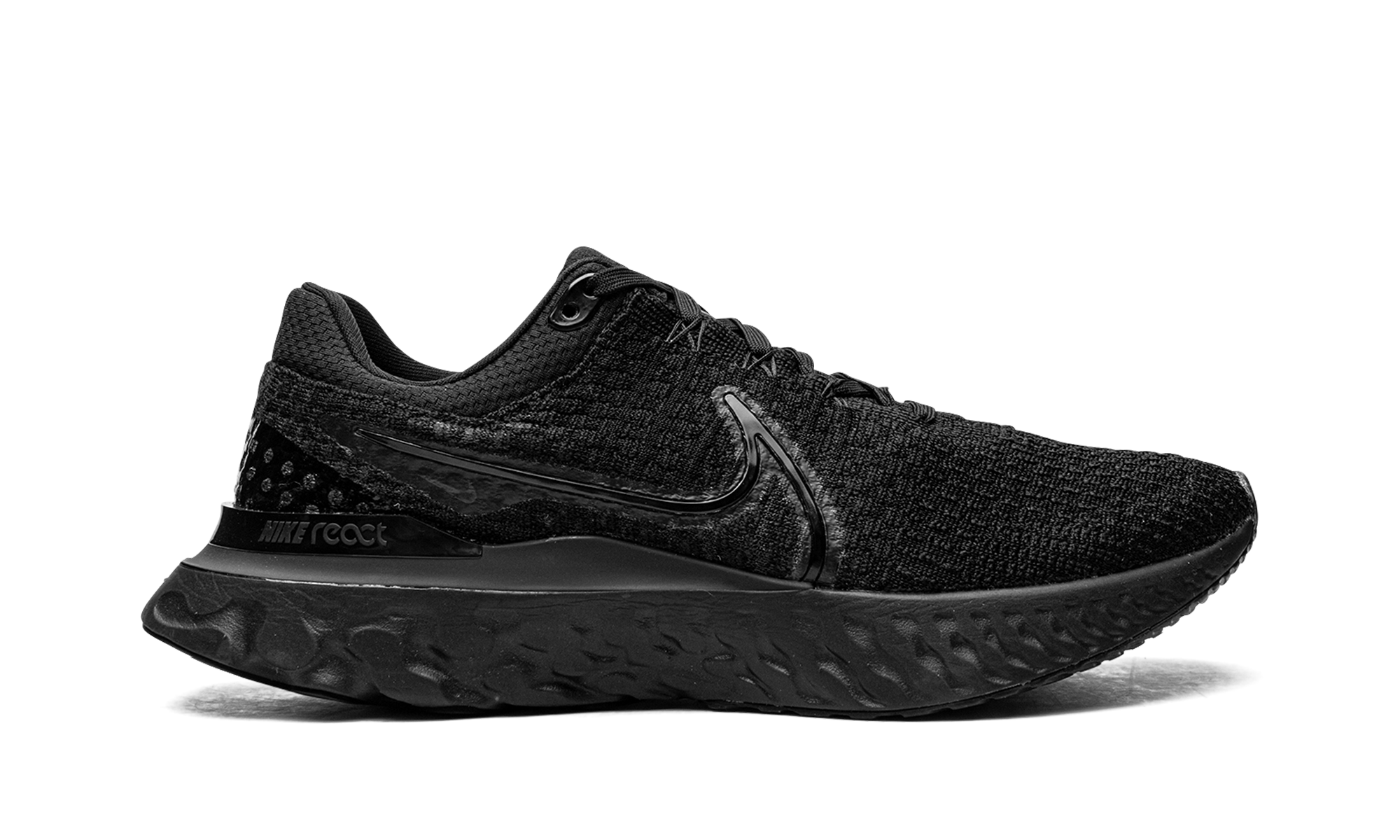 React Infinity Run Flyknit 3 "triple Black" - 6