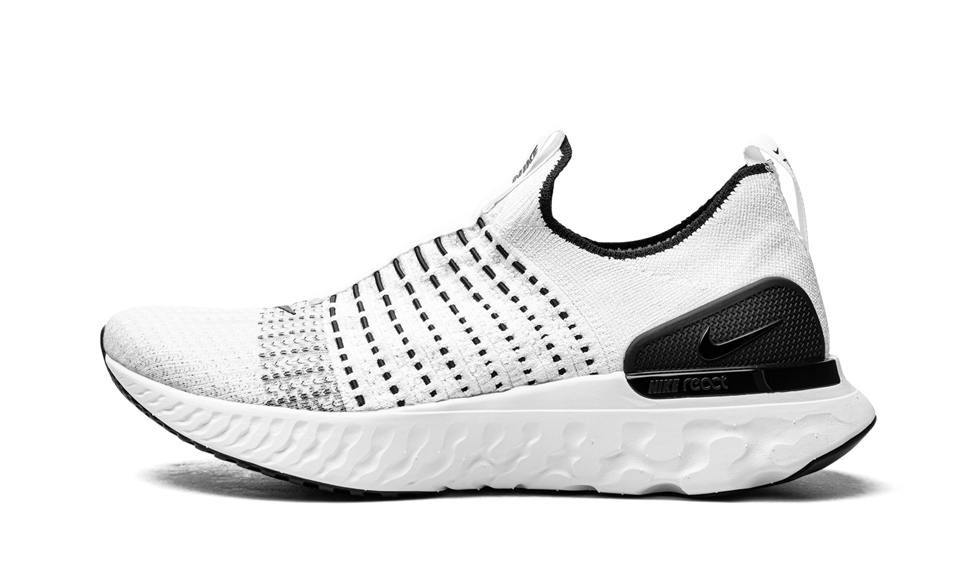 React Phantom Run Flyknit "white/white-black-pure Platinum" - 1