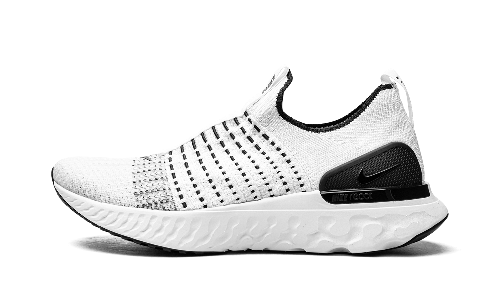 React Phantom Run Flyknit "white/white-black-pure Platinum" - 1