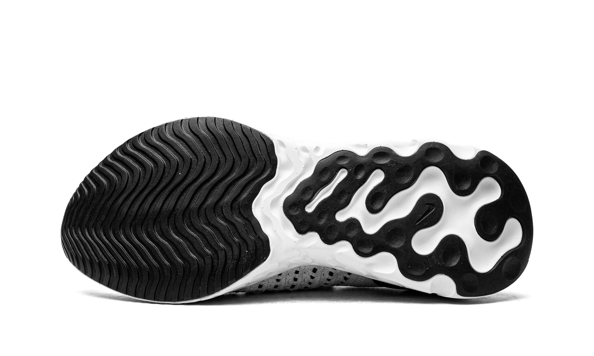 React Phantom Run Flyknit "white/white-black-pure Platinum" - 5