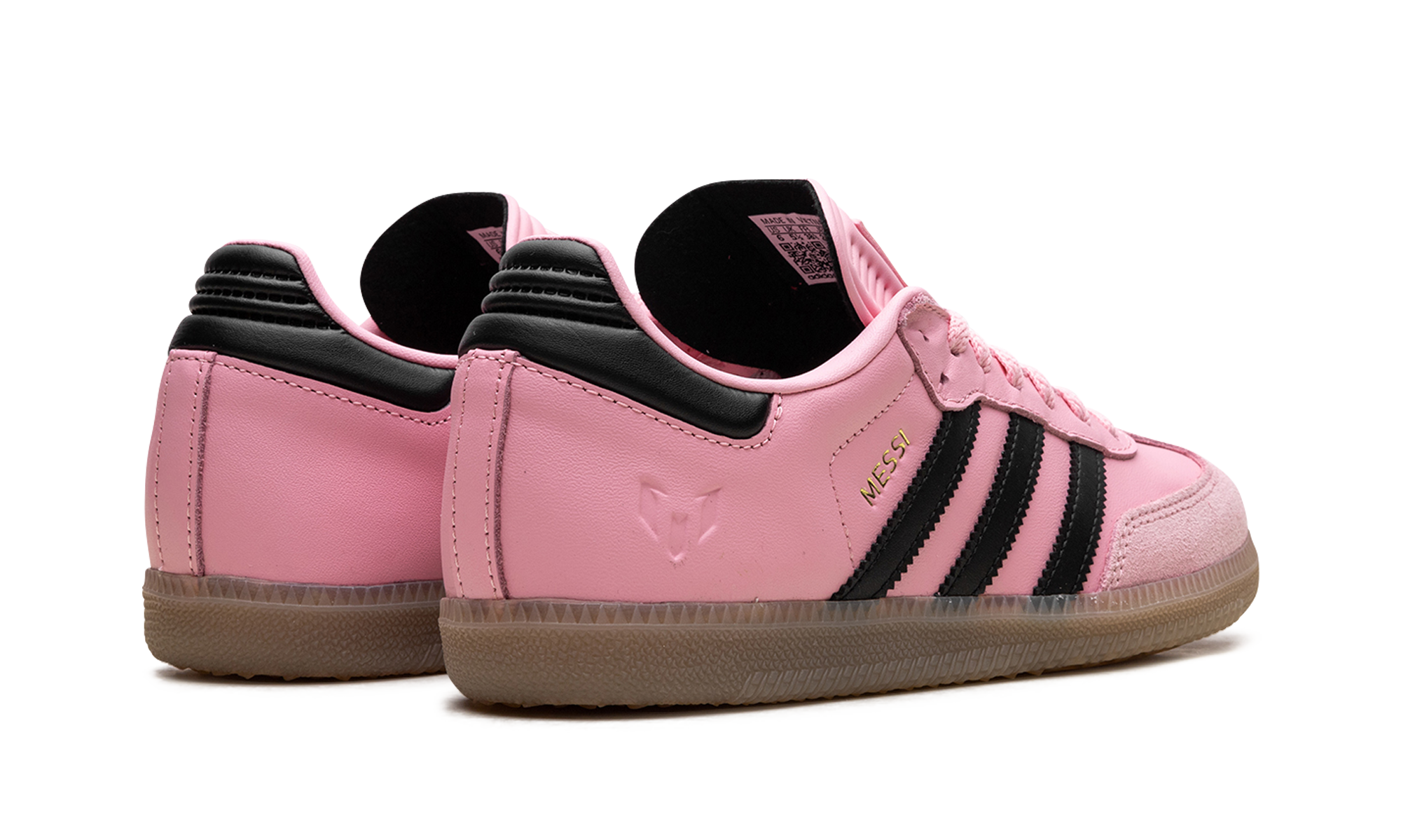 Samba Indoor Gs "messi Light Pink Black" - 3