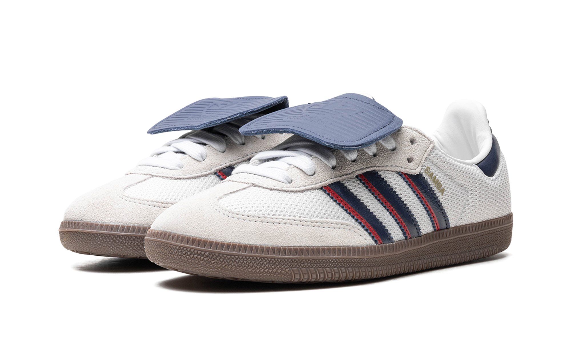 Samba Lt "crystal White Dark Blue" - 2