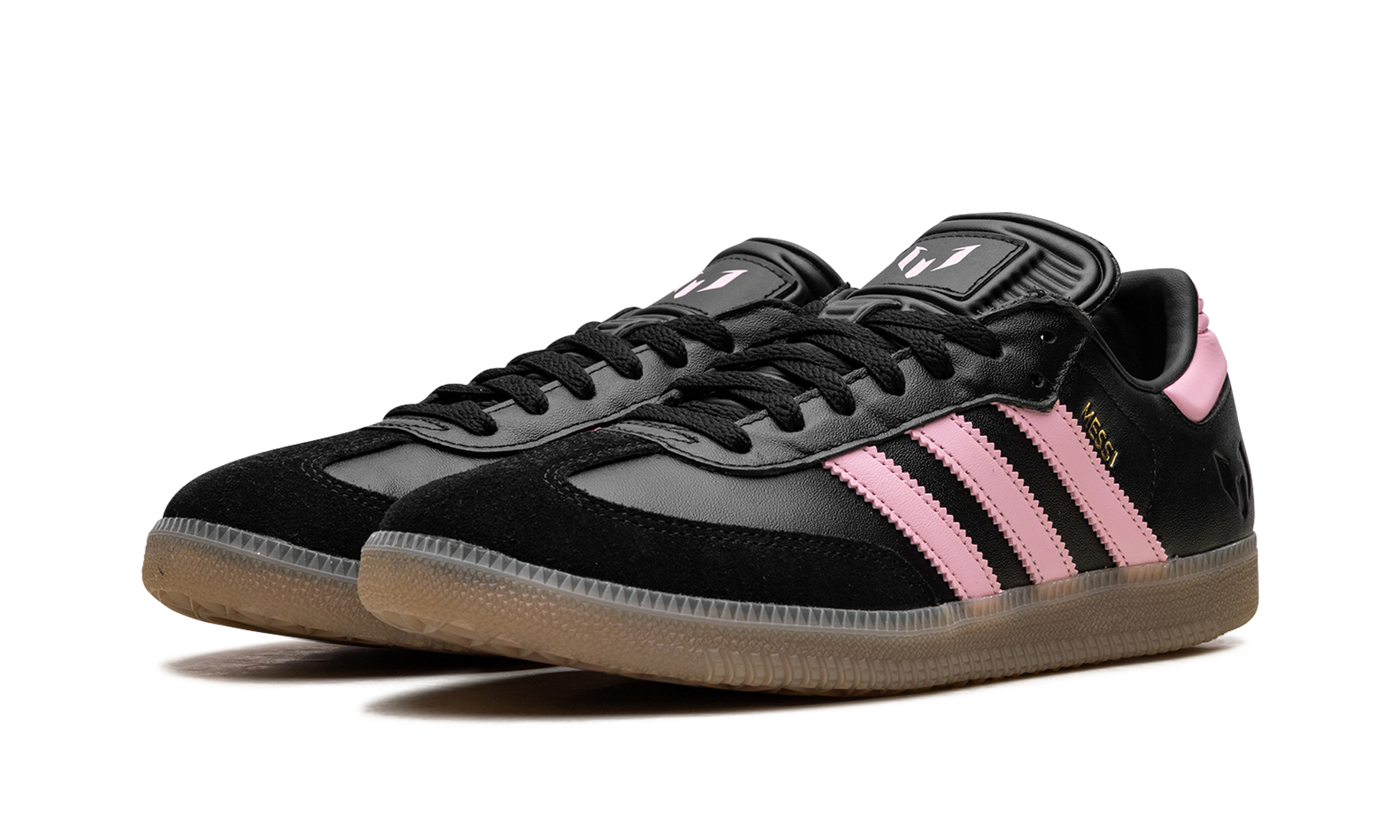 Samba Messi Indoor "core Black / Gold Metallic / Gum" - 2
