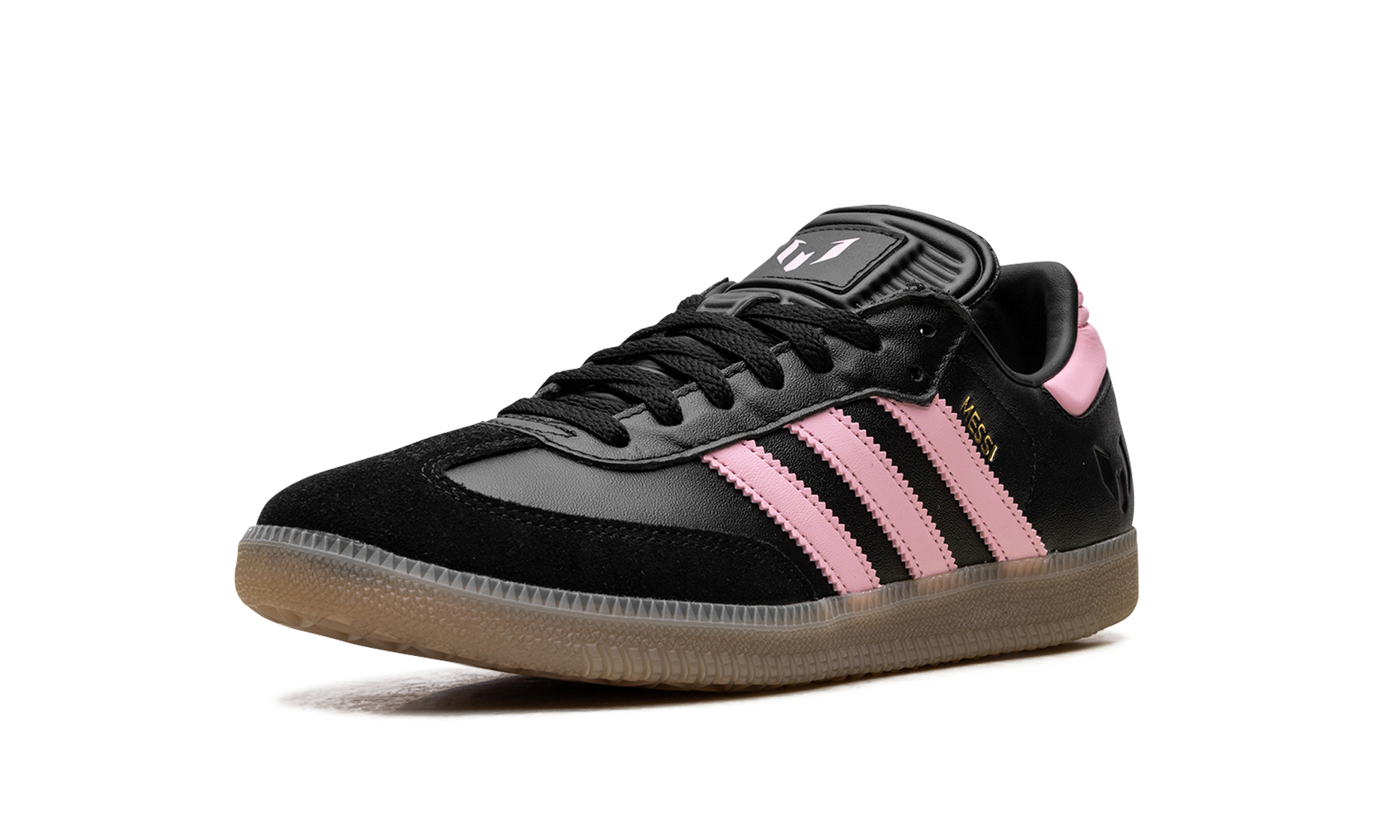 Samba Messi Indoor "core Black / Gold Metallic / Gum" - 4