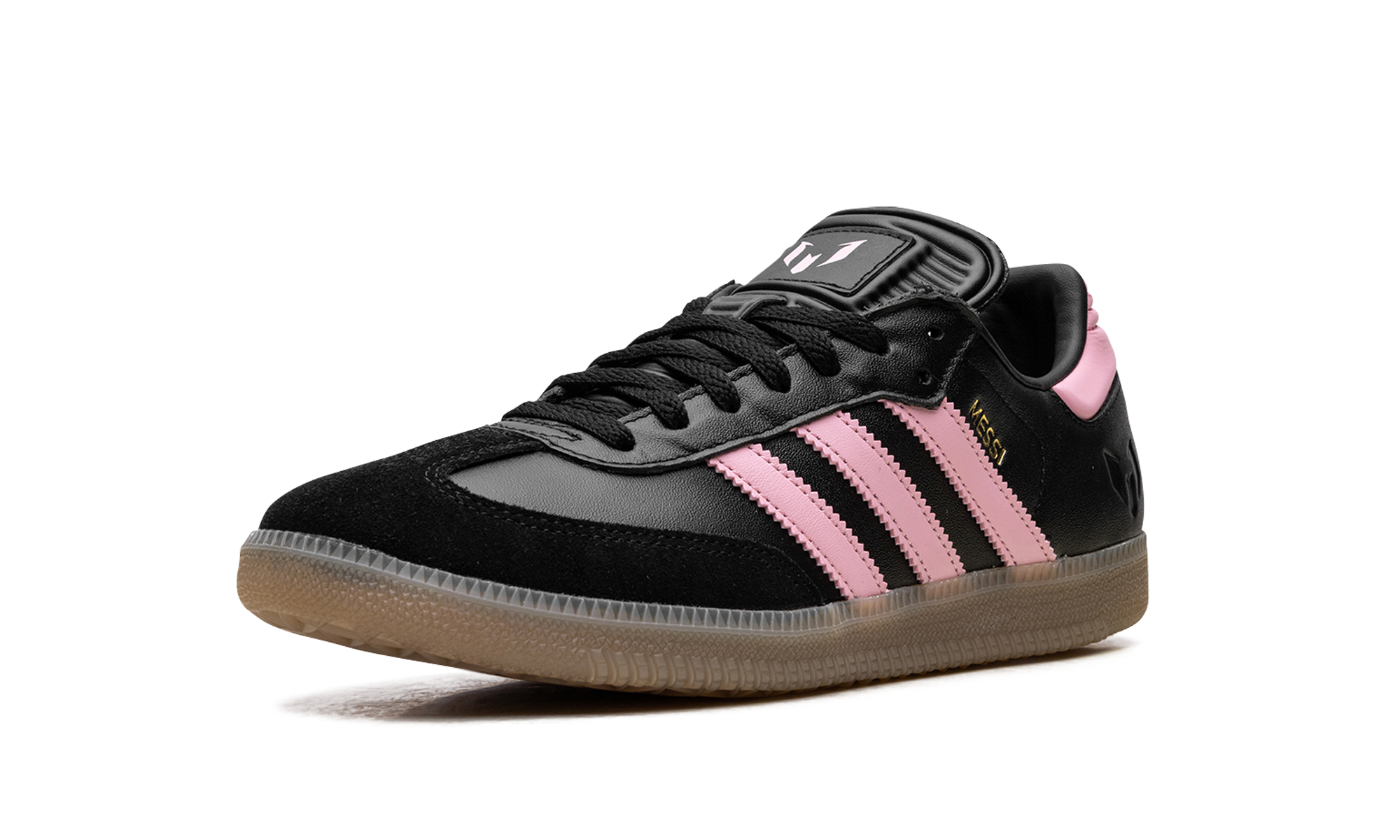 Samba Messi Indoor "core Black / Gold Metallic / Gum" - 4