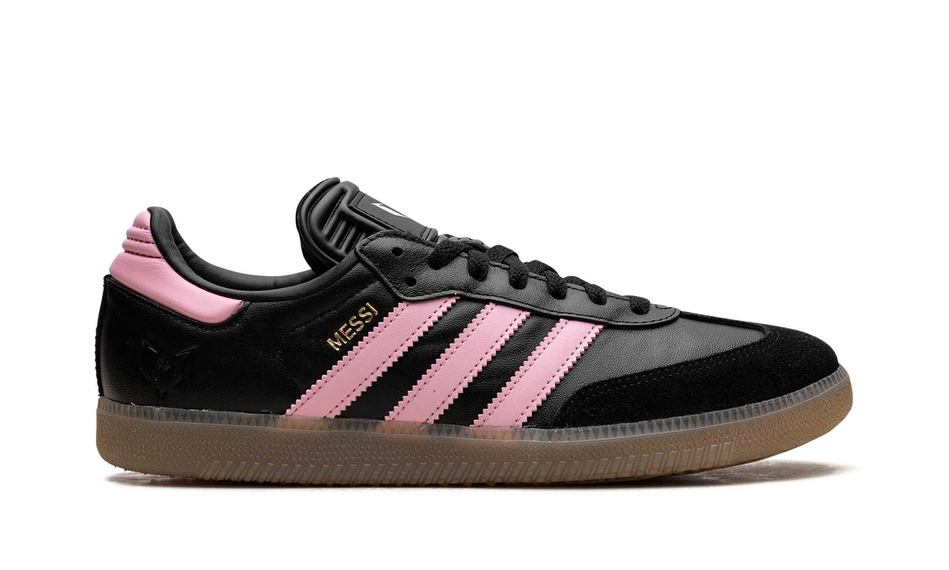 Samba Messi Indoor "core Black / Gold Metallic / Gum" - 6