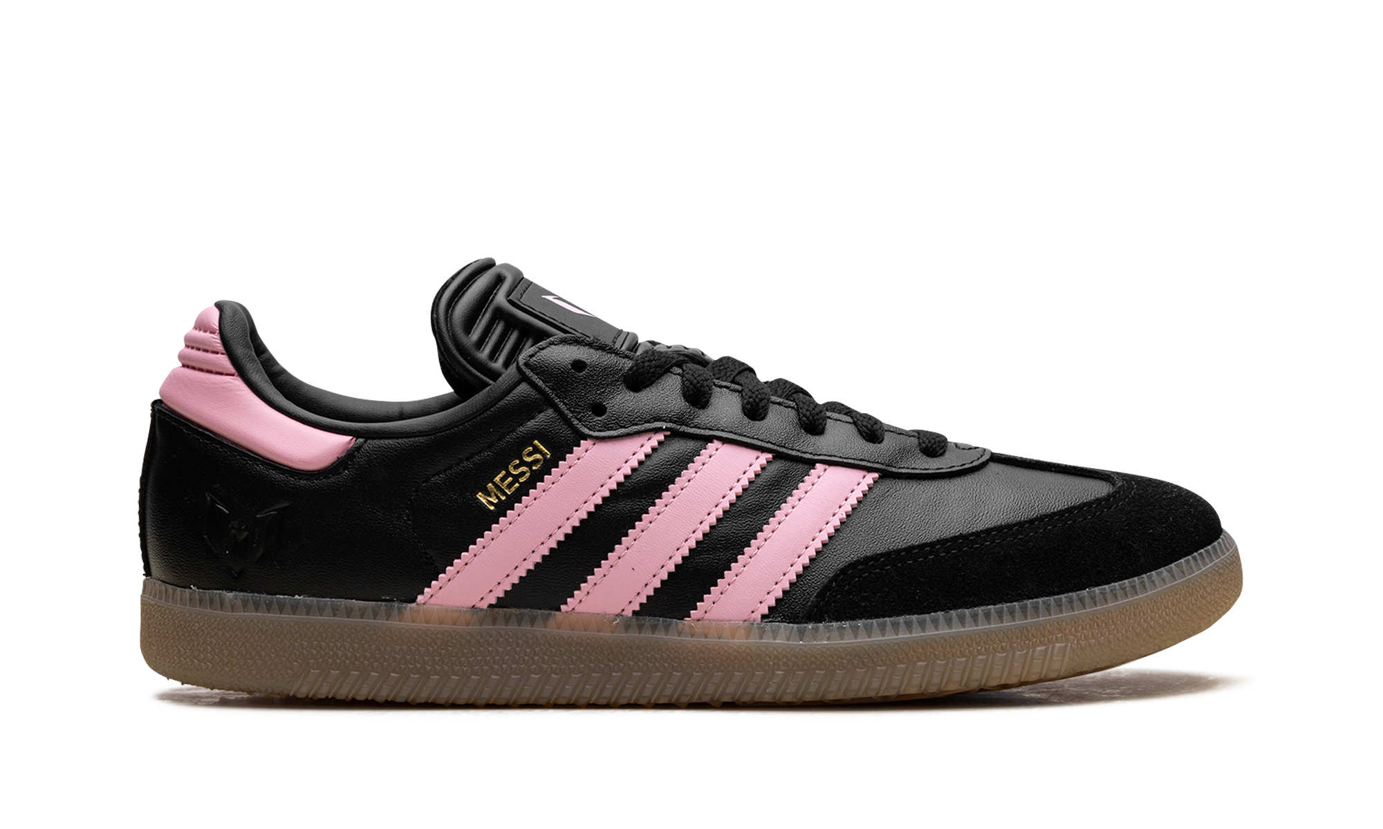 Samba Messi Indoor "core Black / Gold Metallic / Gum" - 6