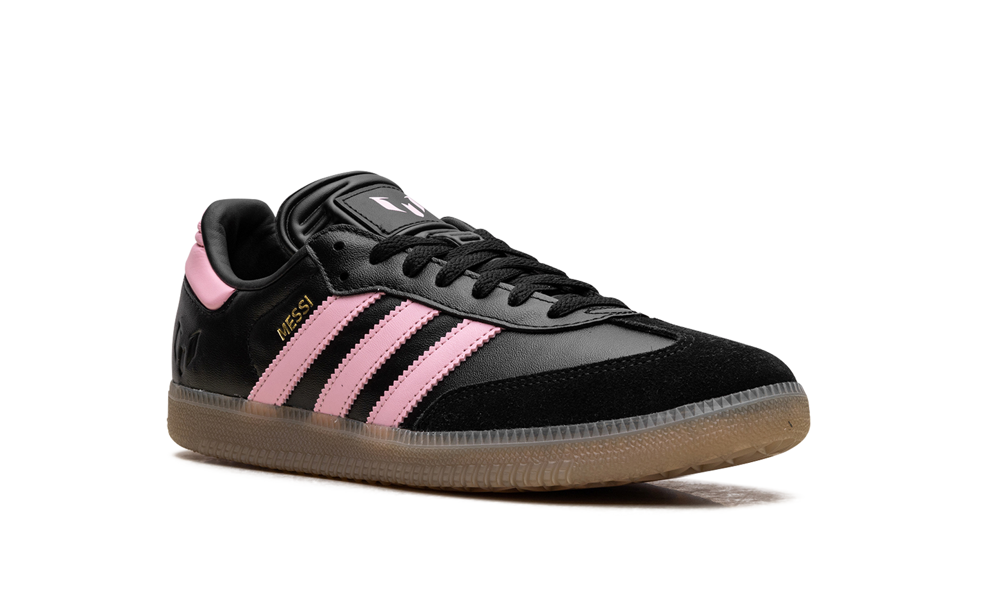 Samba Messi Indoor "core Black / Gold Metallic / Gum" - 7