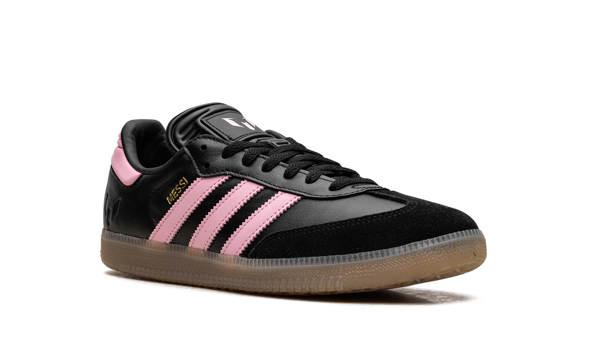 Samba Messi Indoor "core Black / Gold Metallic / Gum" - 7