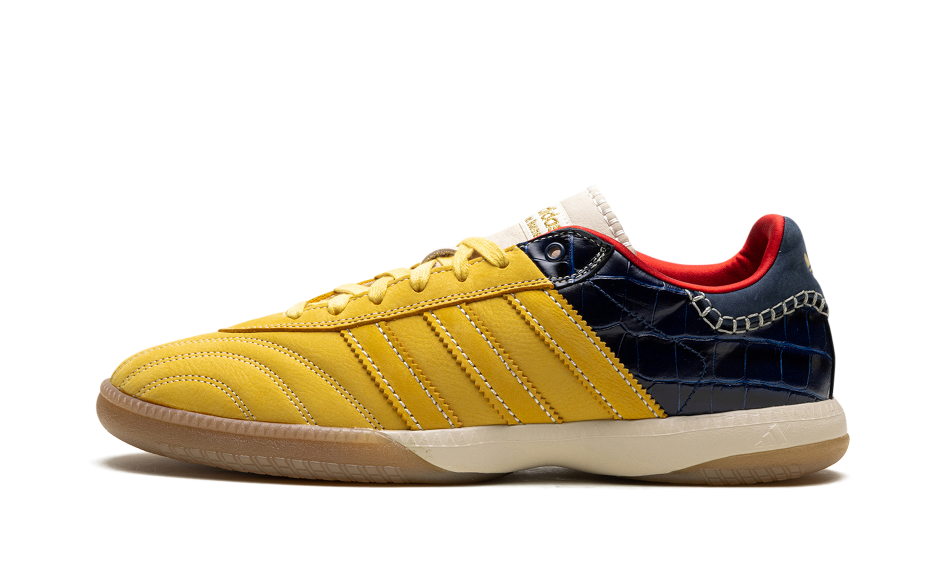 Samba Millenium "wales Bonner - Fade Gold / Navy Croc" - 1