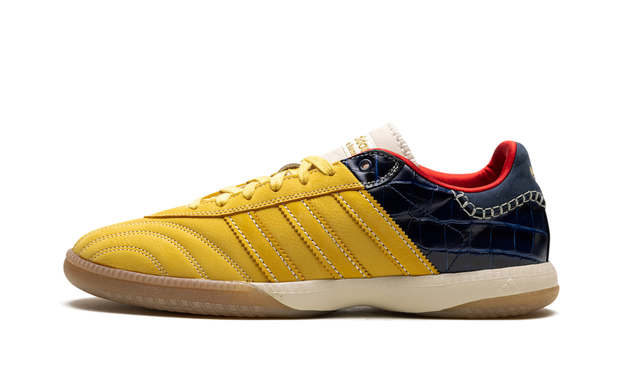 Samba Millenium "wales Bonner - Fade Gold / Navy Croc" - 1