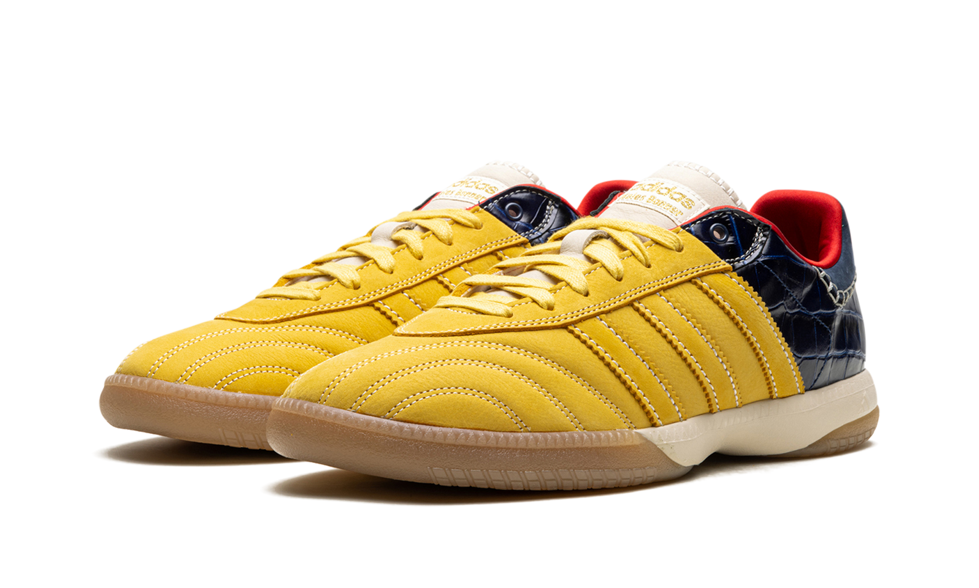 Samba Millenium "wales Bonner - Fade Gold / Navy Croc" - 2