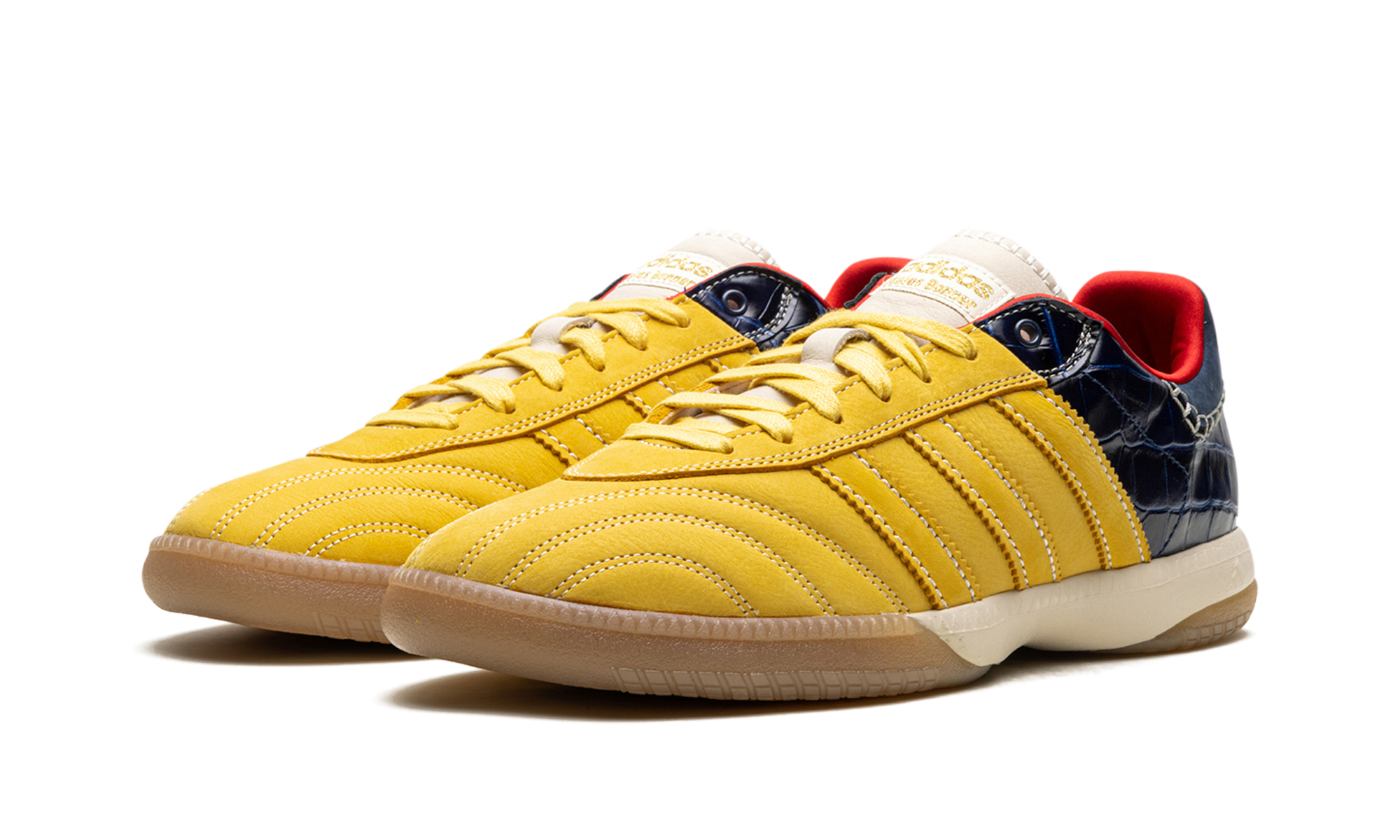 Samba Millenium "wales Bonner - Fade Gold / Navy Croc" - 2