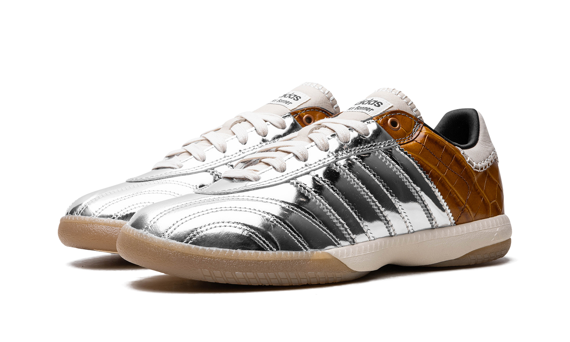 Samba Millenium "wales Bonner - Silver Metallic / Easy Yellow" - 2