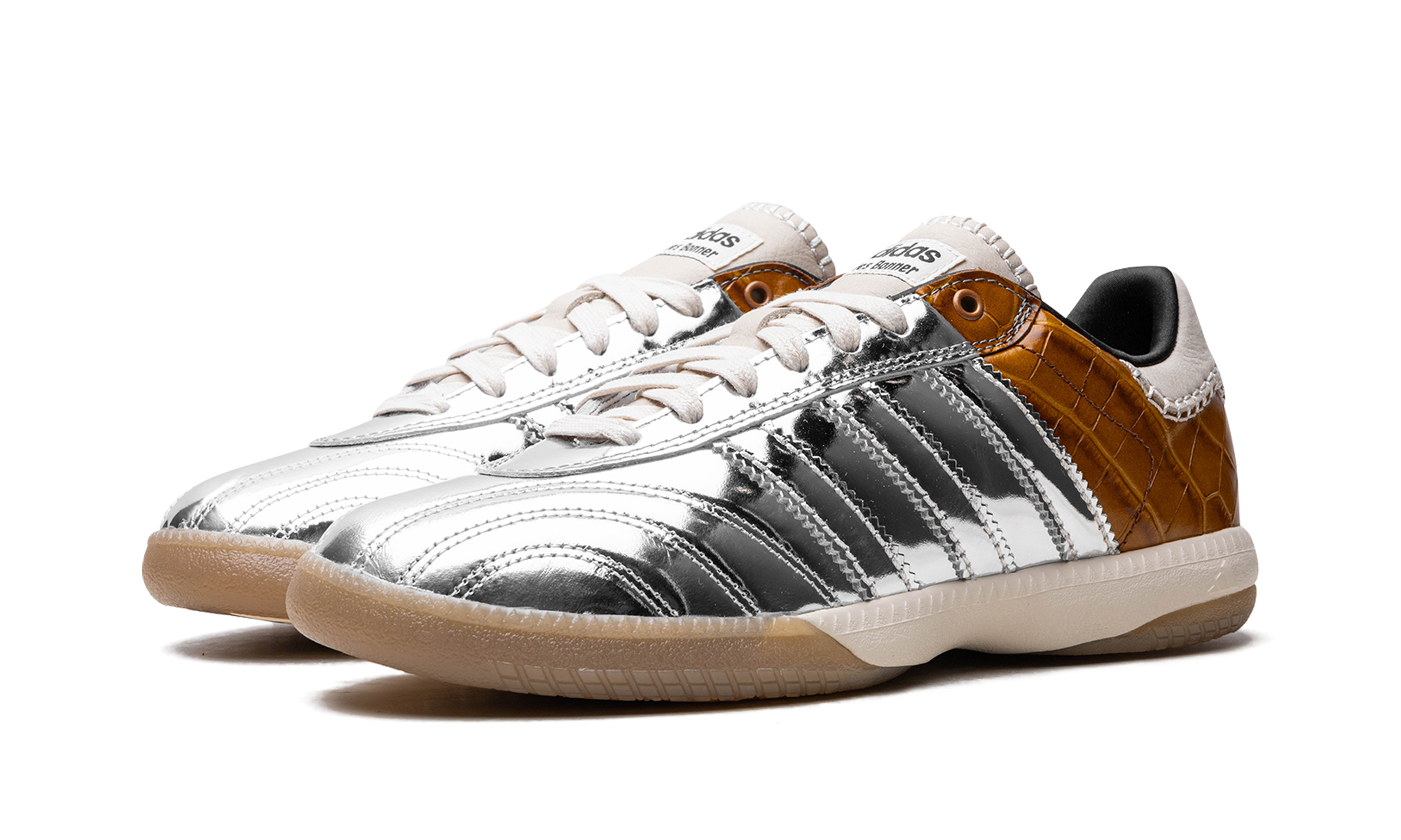 Samba Millenium "wales Bonner - Silver Metallic / Easy Yellow" - 2