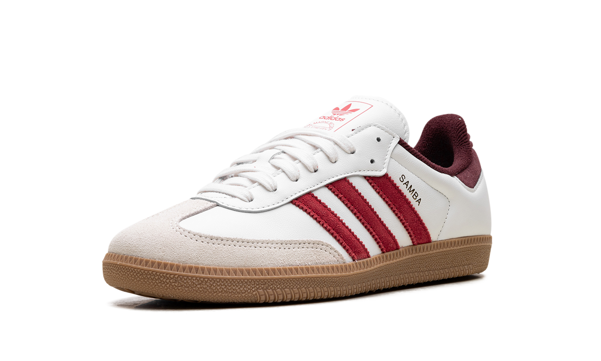 Samba Og "core White Better Scarlet" - 4
