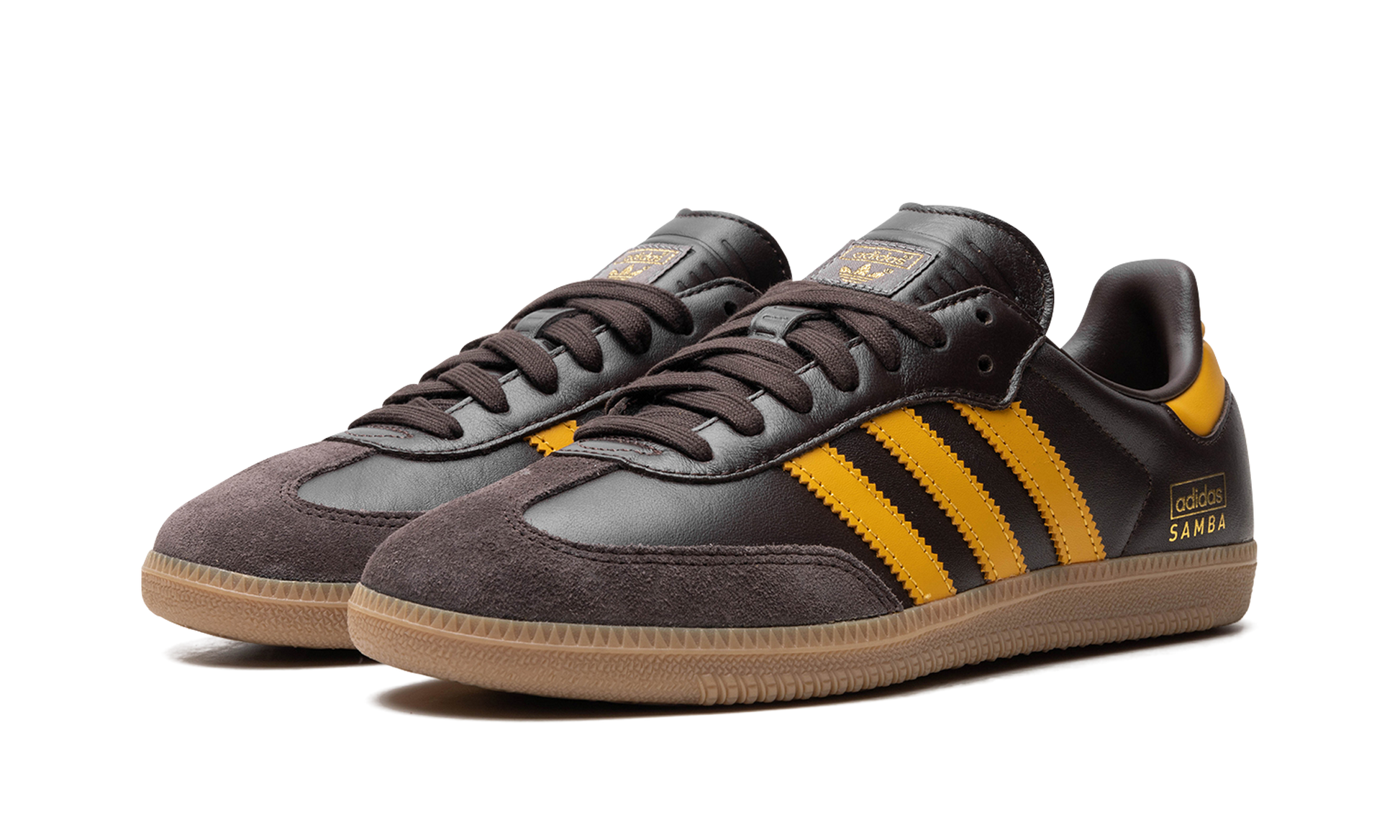 Samba Og "dark Brown Preloved Yellow" - 2