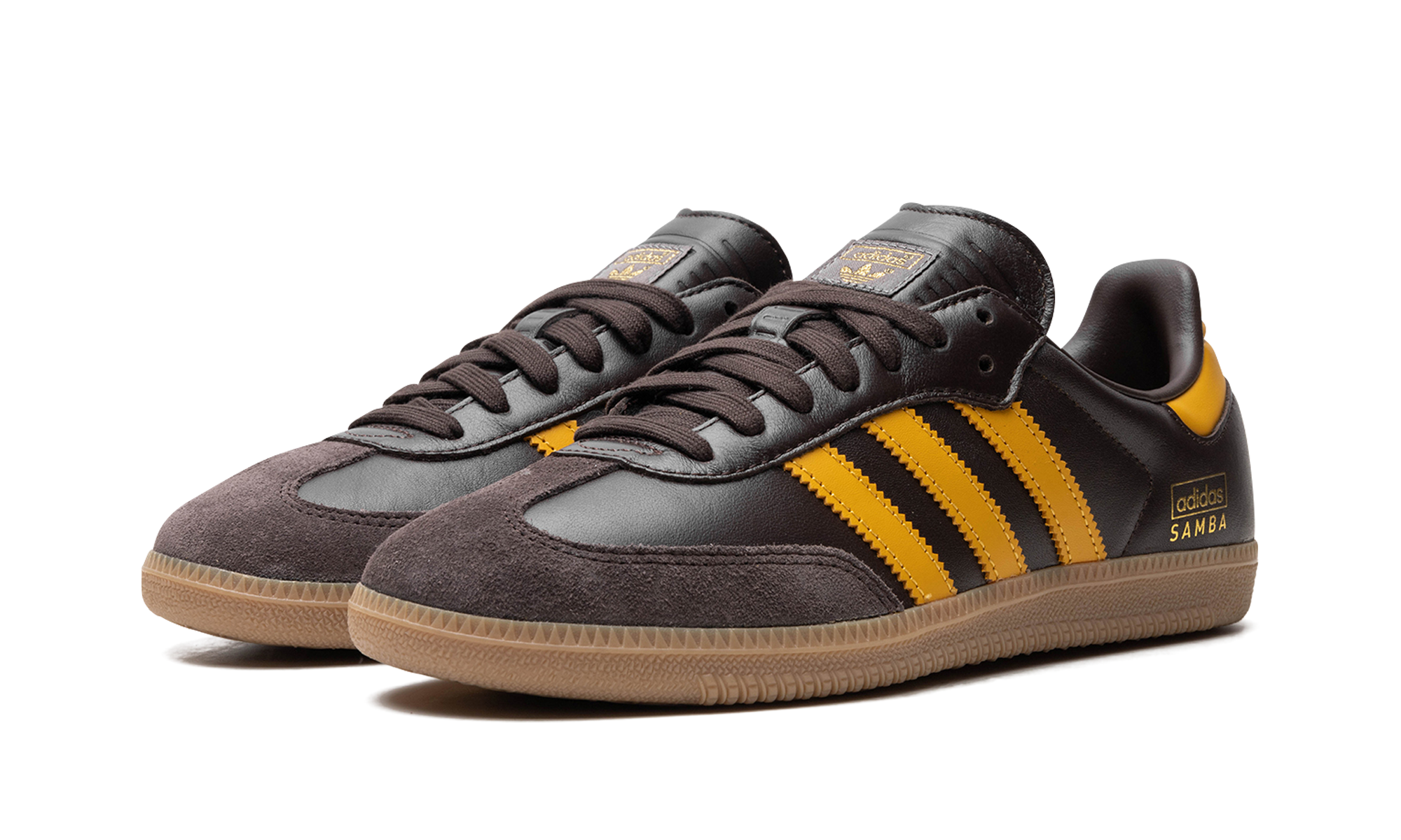 Samba Og "dark Brown Preloved Yellow" - 2