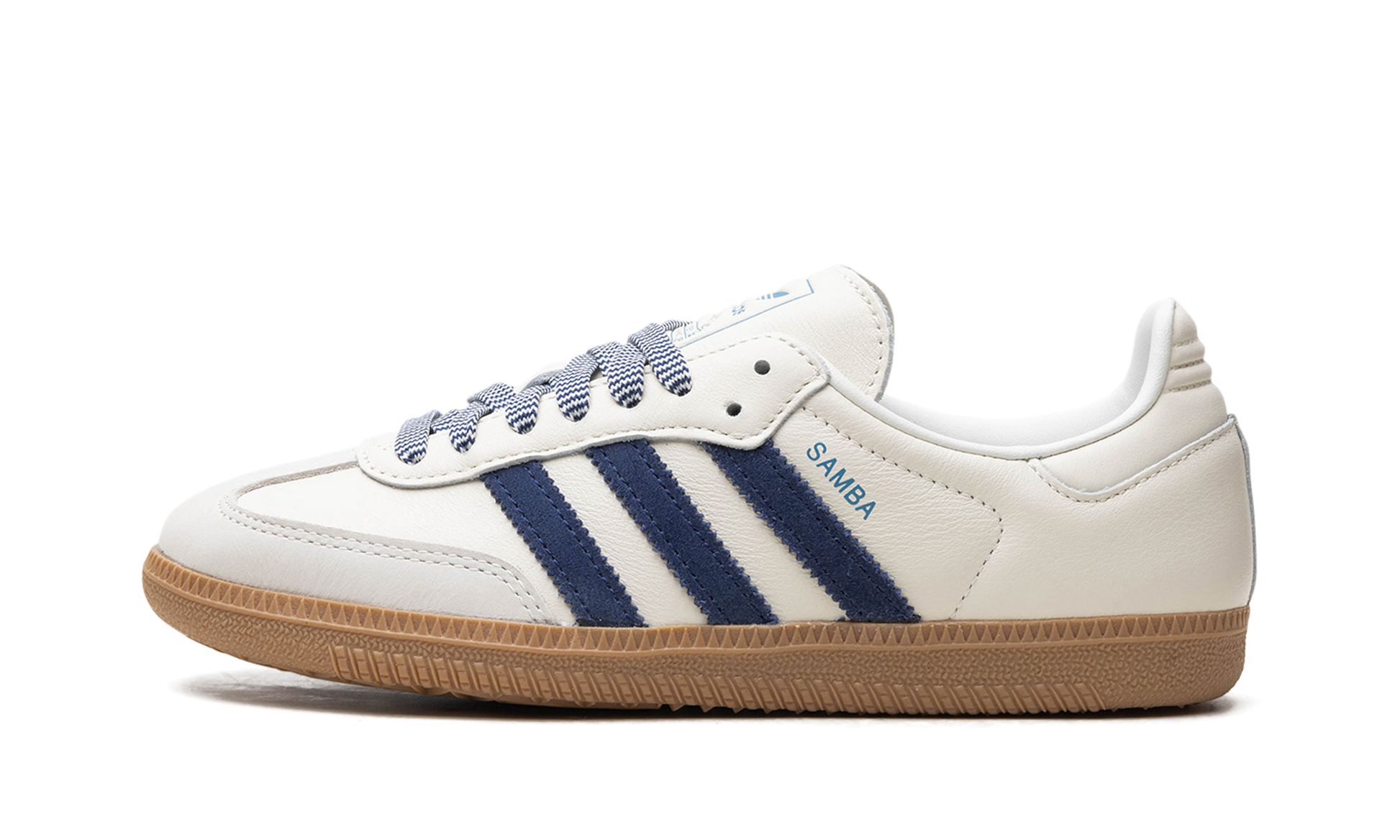 Samba Og Wmns "off White Dark Blue" - 1