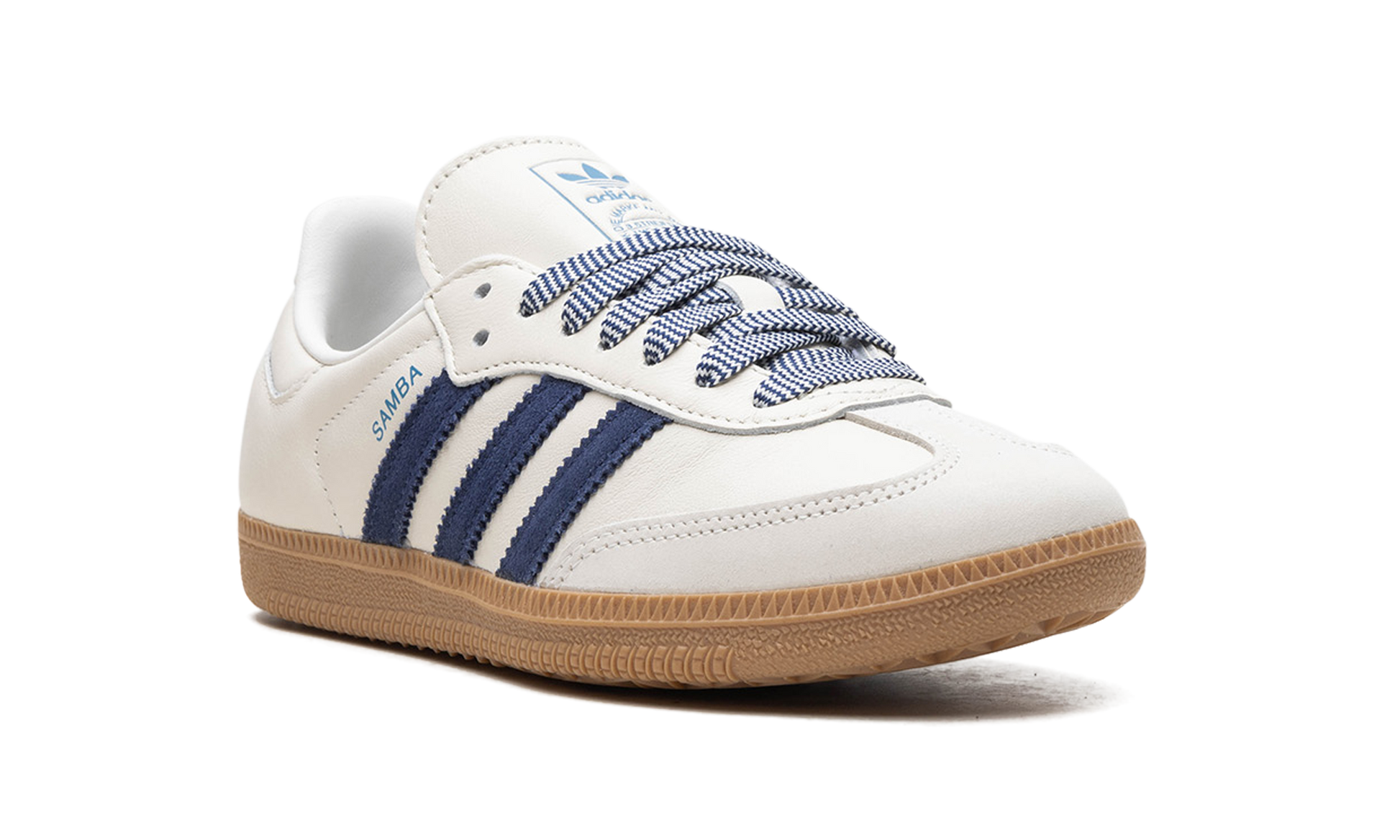 Samba Og Wmns "off White Dark Blue" - 7