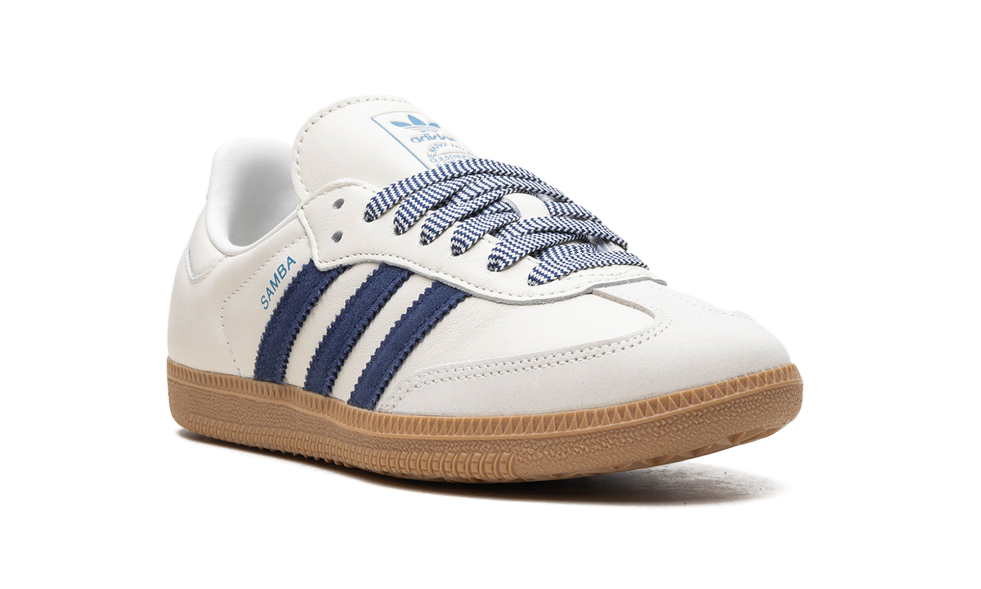 Samba Og Wmns "off White Dark Blue" - 7