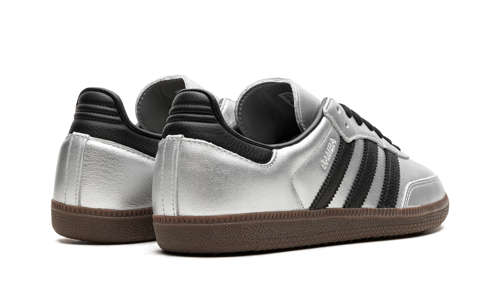 Samba Og Wmns "silver Metallic Black Gum" - 10