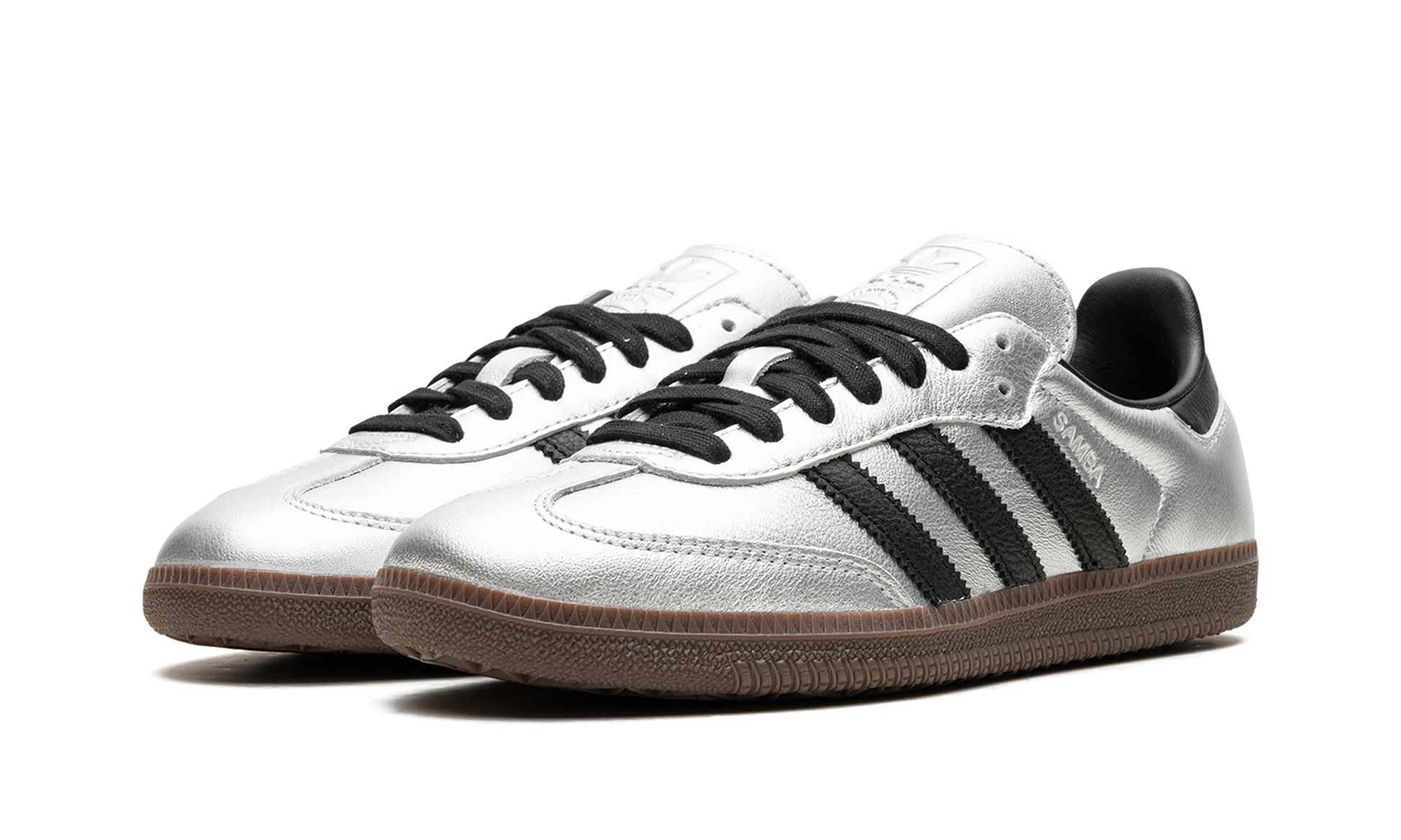 Samba Og Wmns "silver Metallic Black Gum" - 2