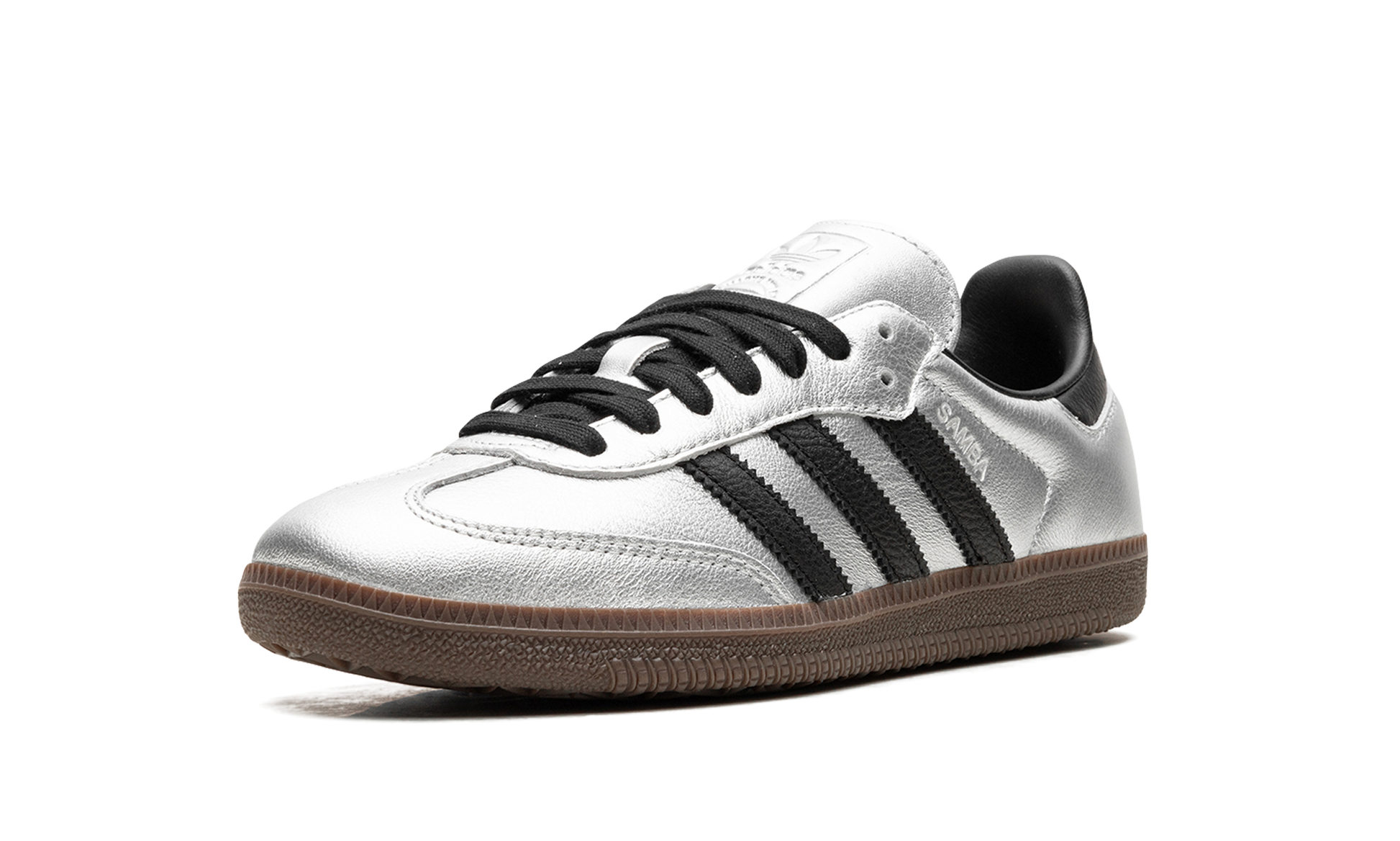 Samba Og Wmns "silver Metallic Black Gum" - 4