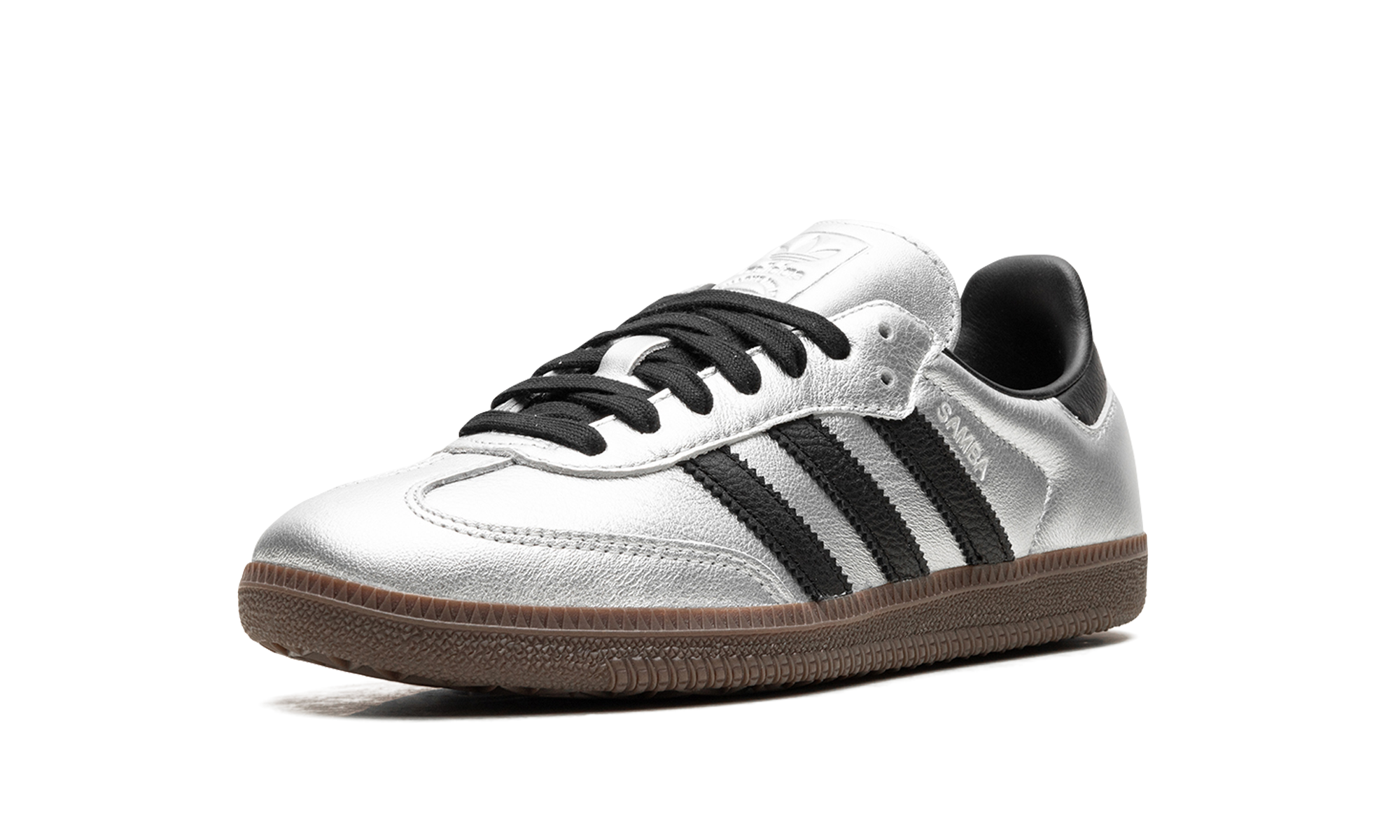 Samba Og Wmns "silver Metallic Black Gum" - 4