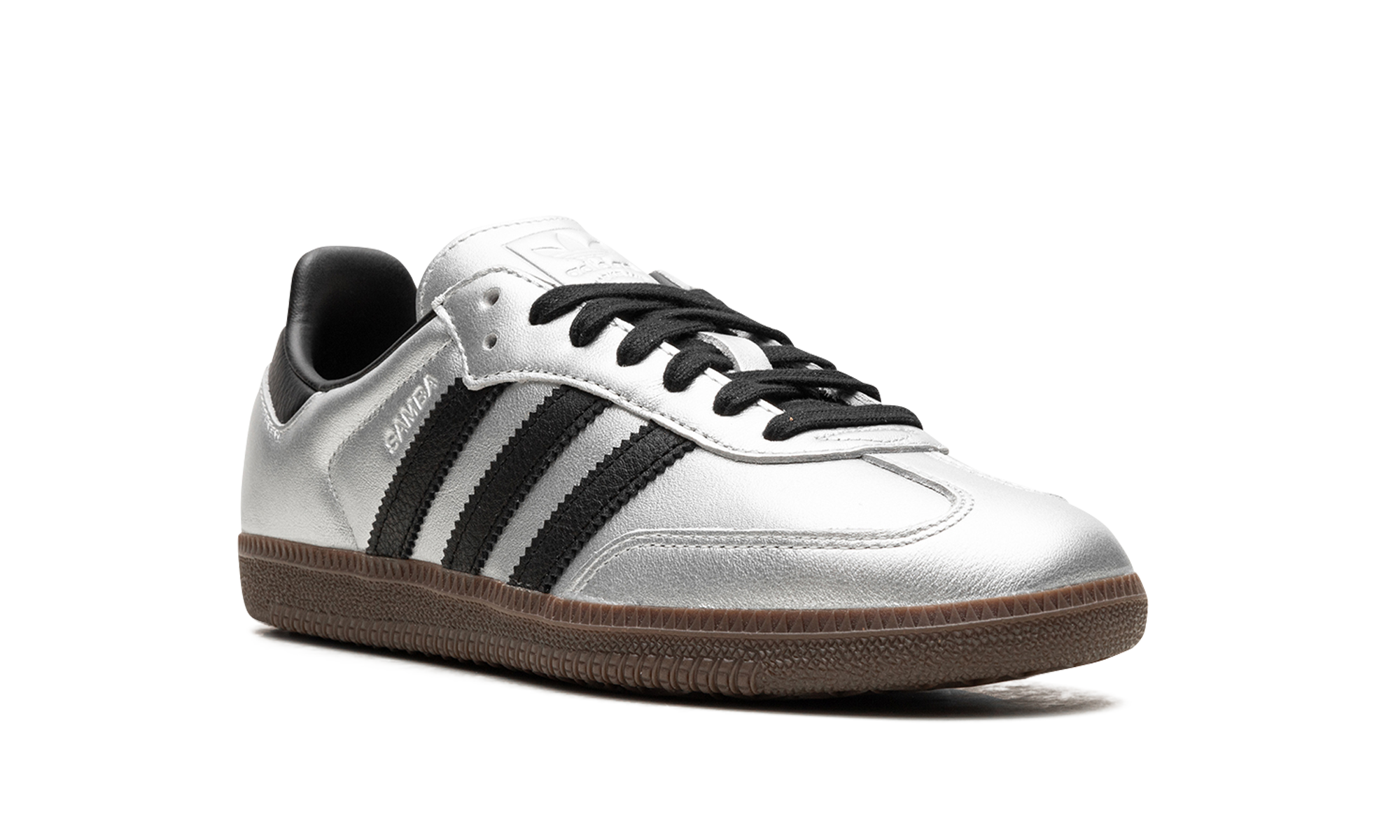 Samba Og Wmns "silver Metallic Black Gum" - 7